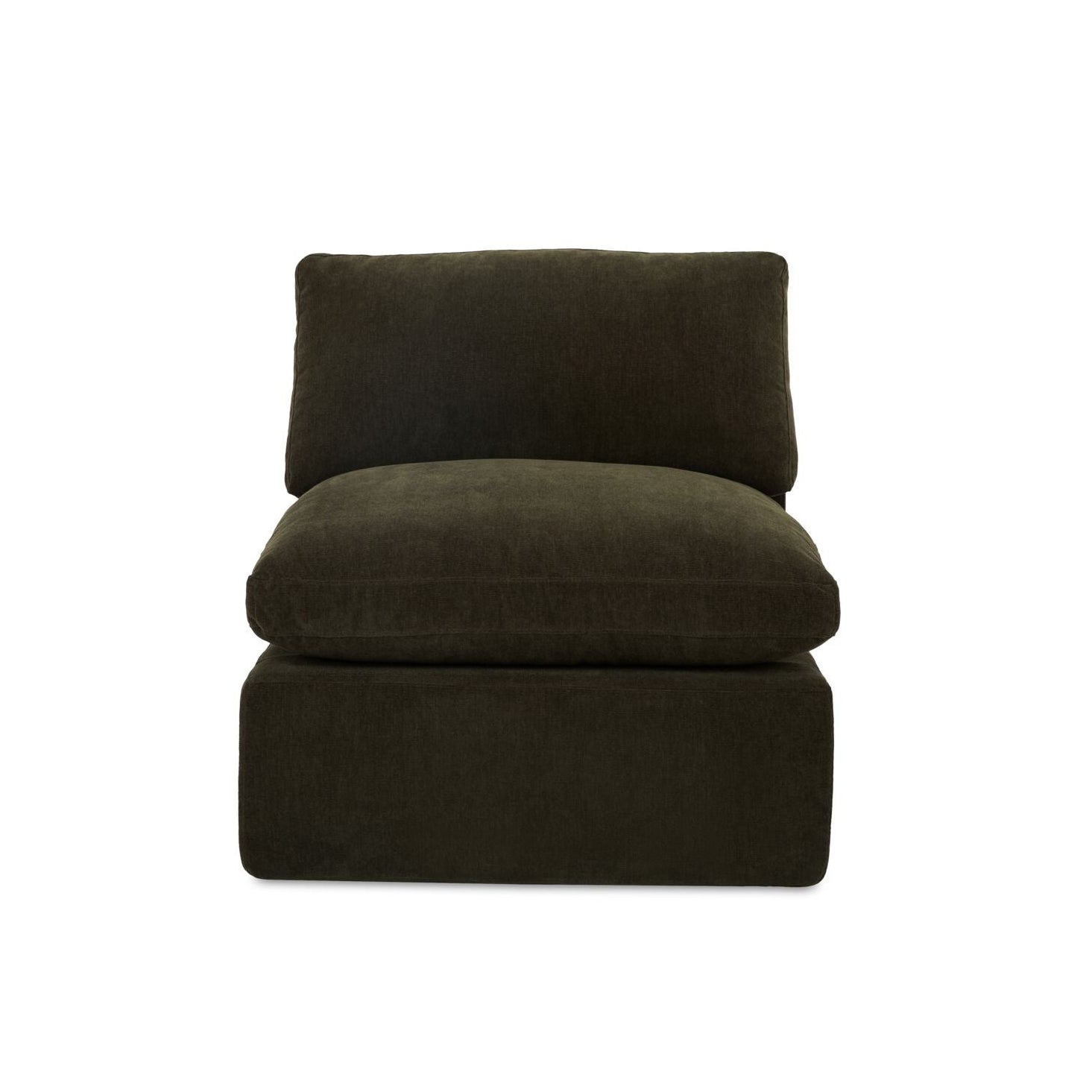 Cates Slipper Chair Dark Green - Central Designs