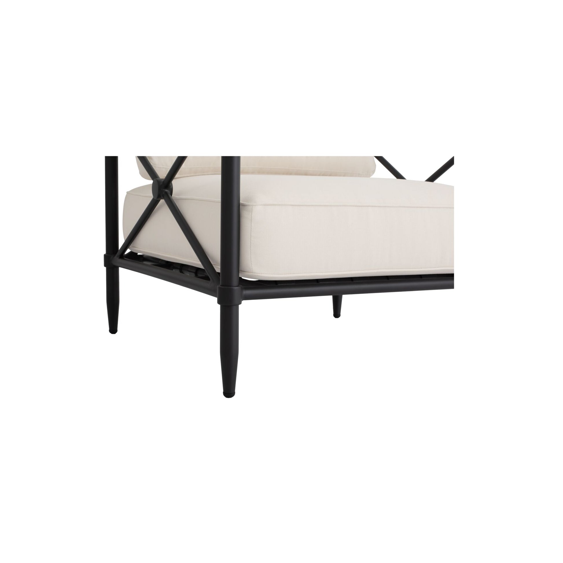 Willow Outdoor Accent Chair Cream - Central Designs