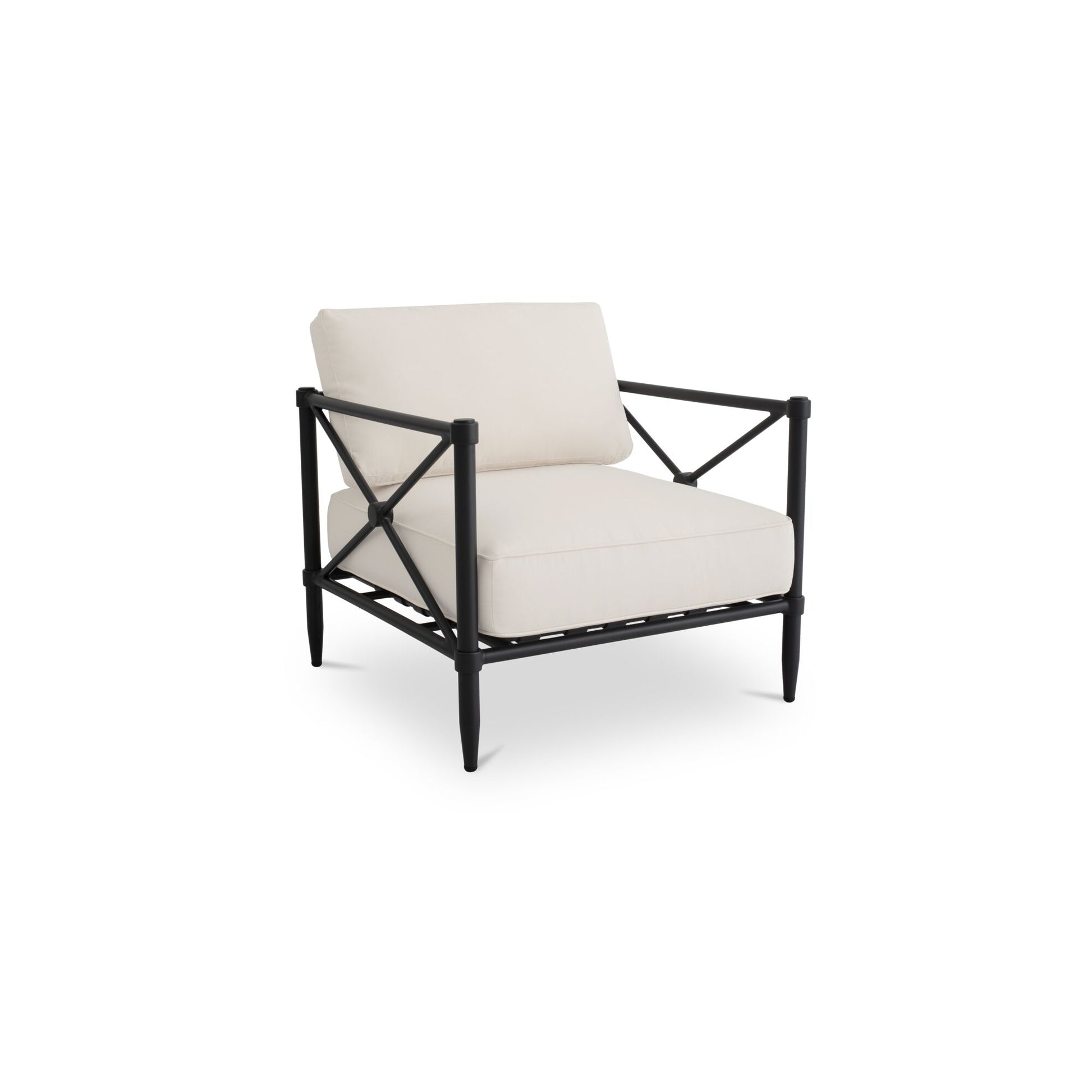 Willow Outdoor Accent Chair Cream - Central Designs