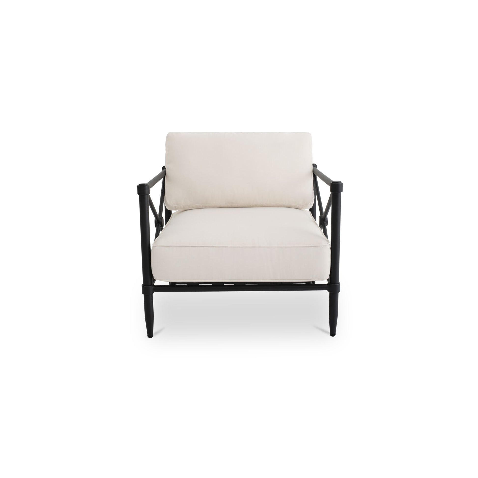 Willow Outdoor Accent Chair Cream - Central Designs