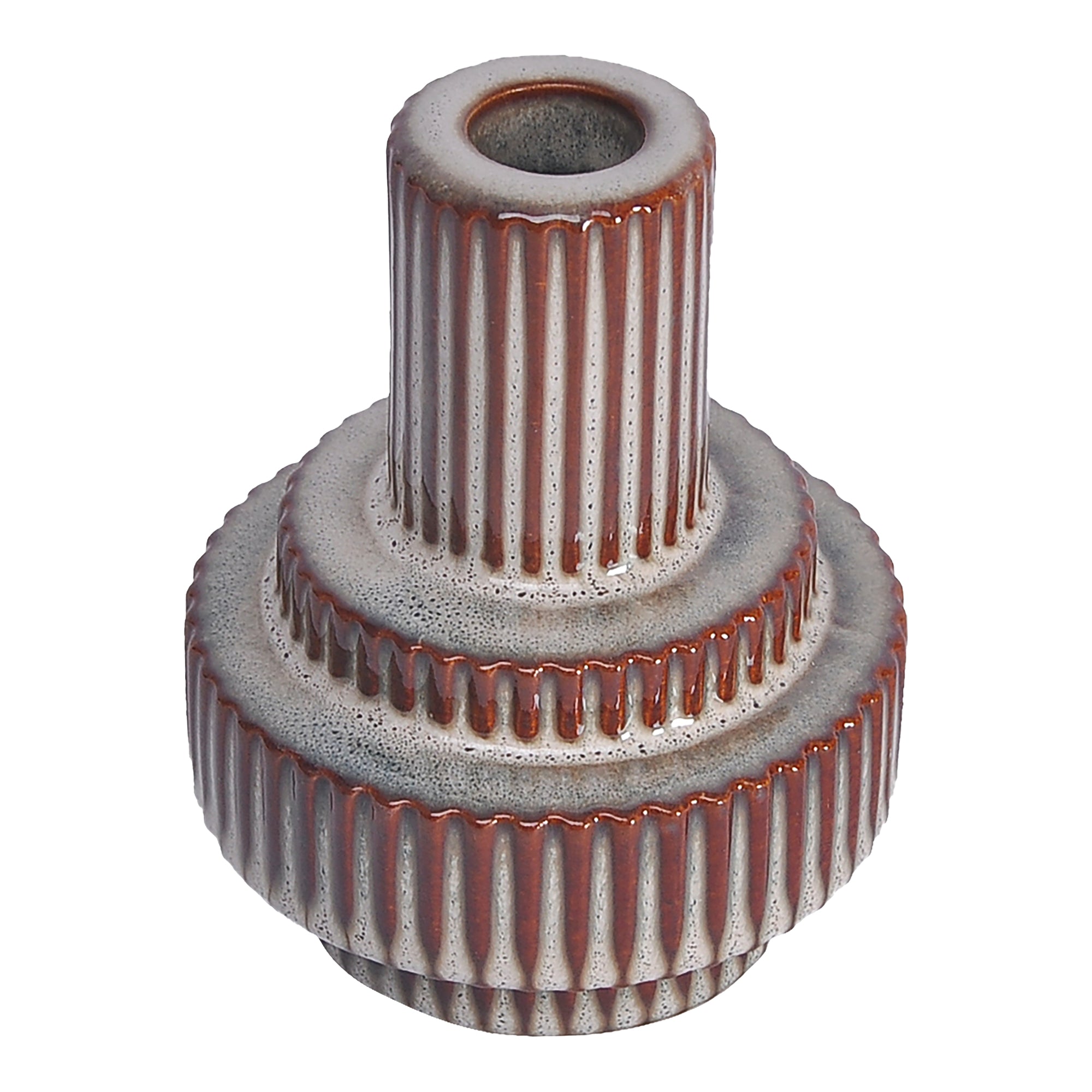 Maud Stoneware Candle Holder Large - Central Designs