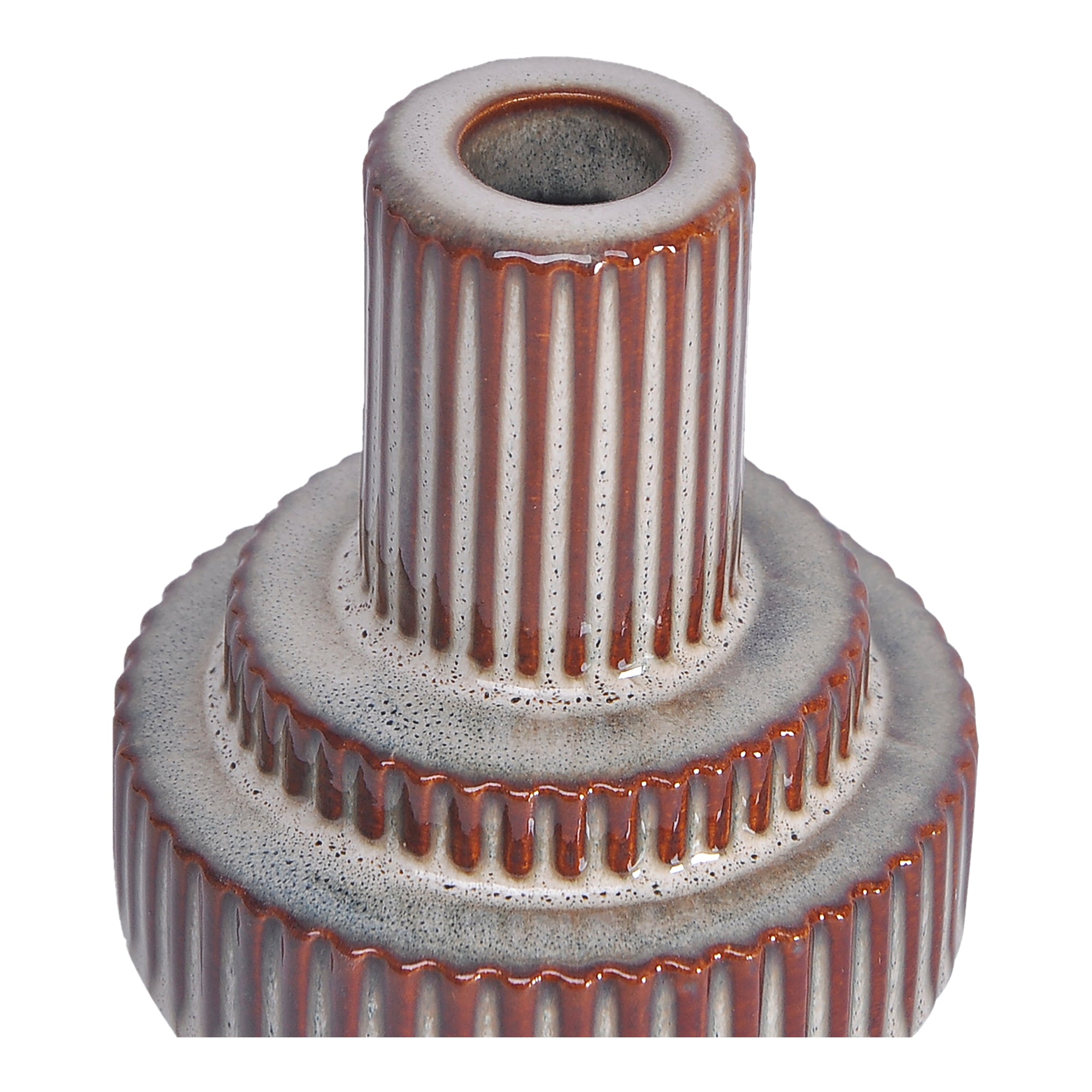 Maud Stoneware Candle Holder Large - Central Designs