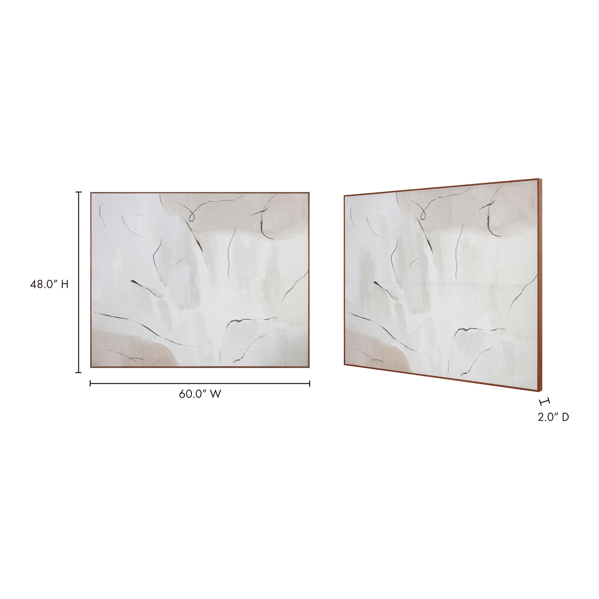 Impression Framed Painting Terra Palette - Central Designs