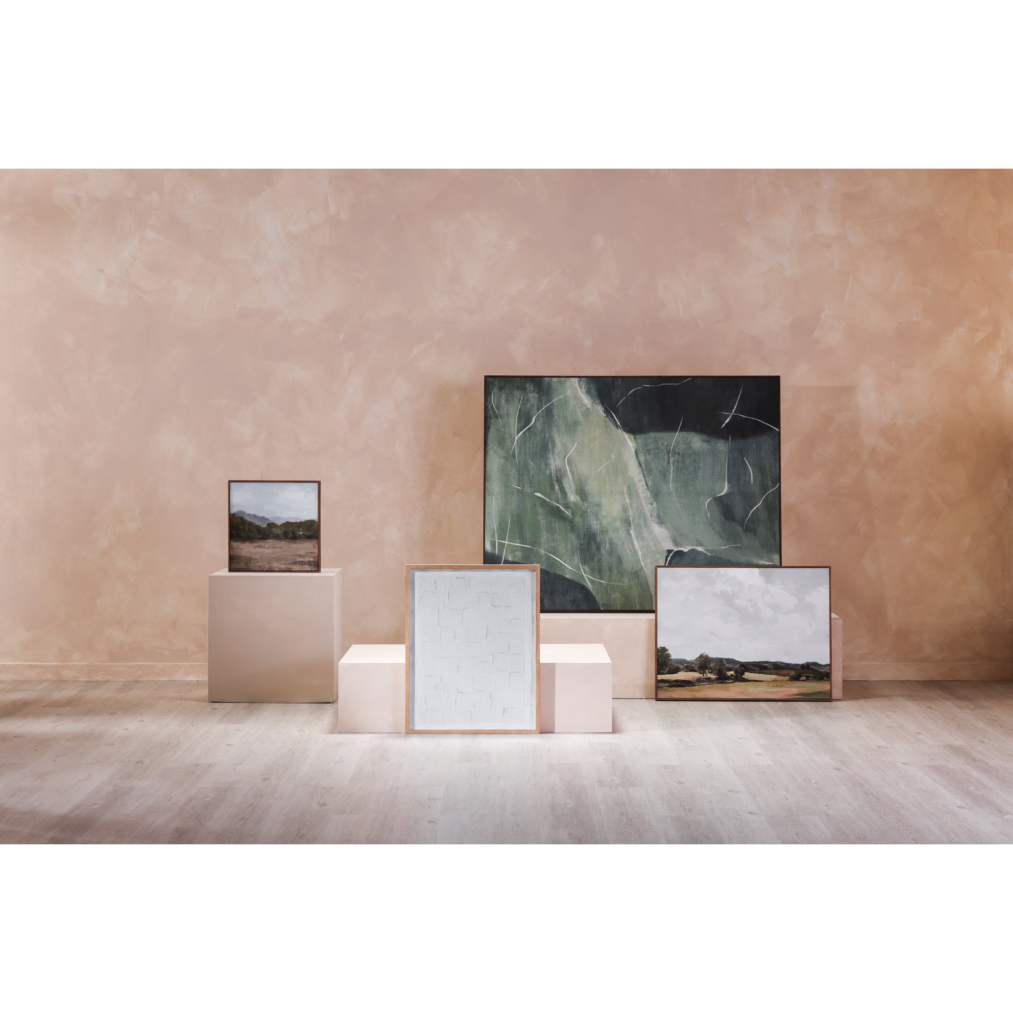 Impression Framed Painting Verdant Palette - Central Designs