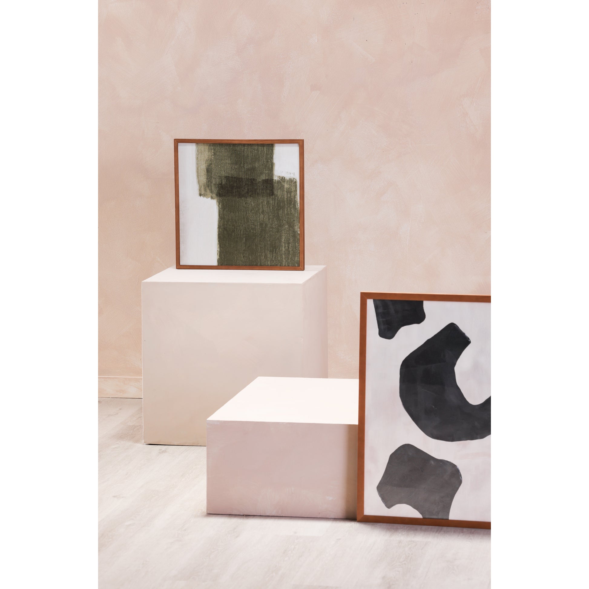 Brush Framed Painting - Central Designs