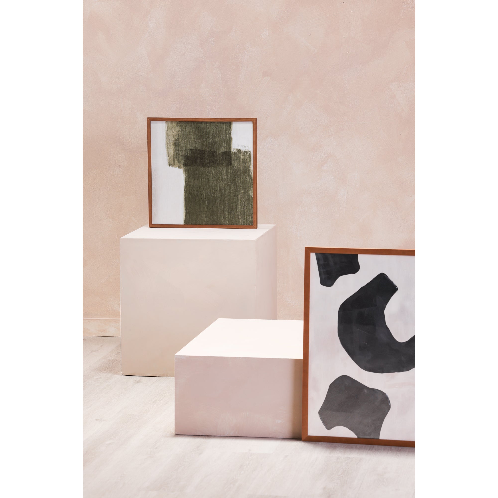 Brush Framed Painting - Central Designs