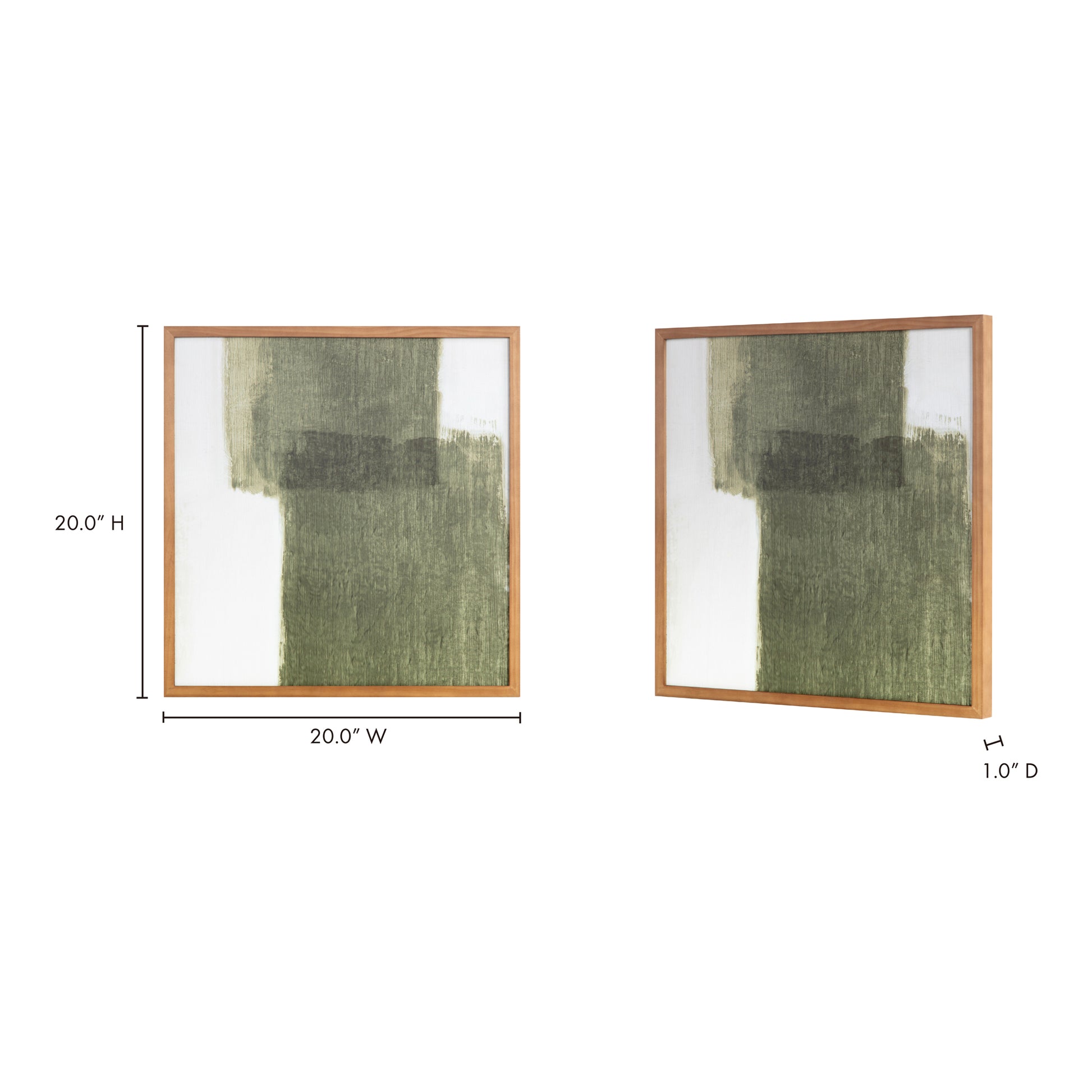 Brush Framed Painting - Central Designs