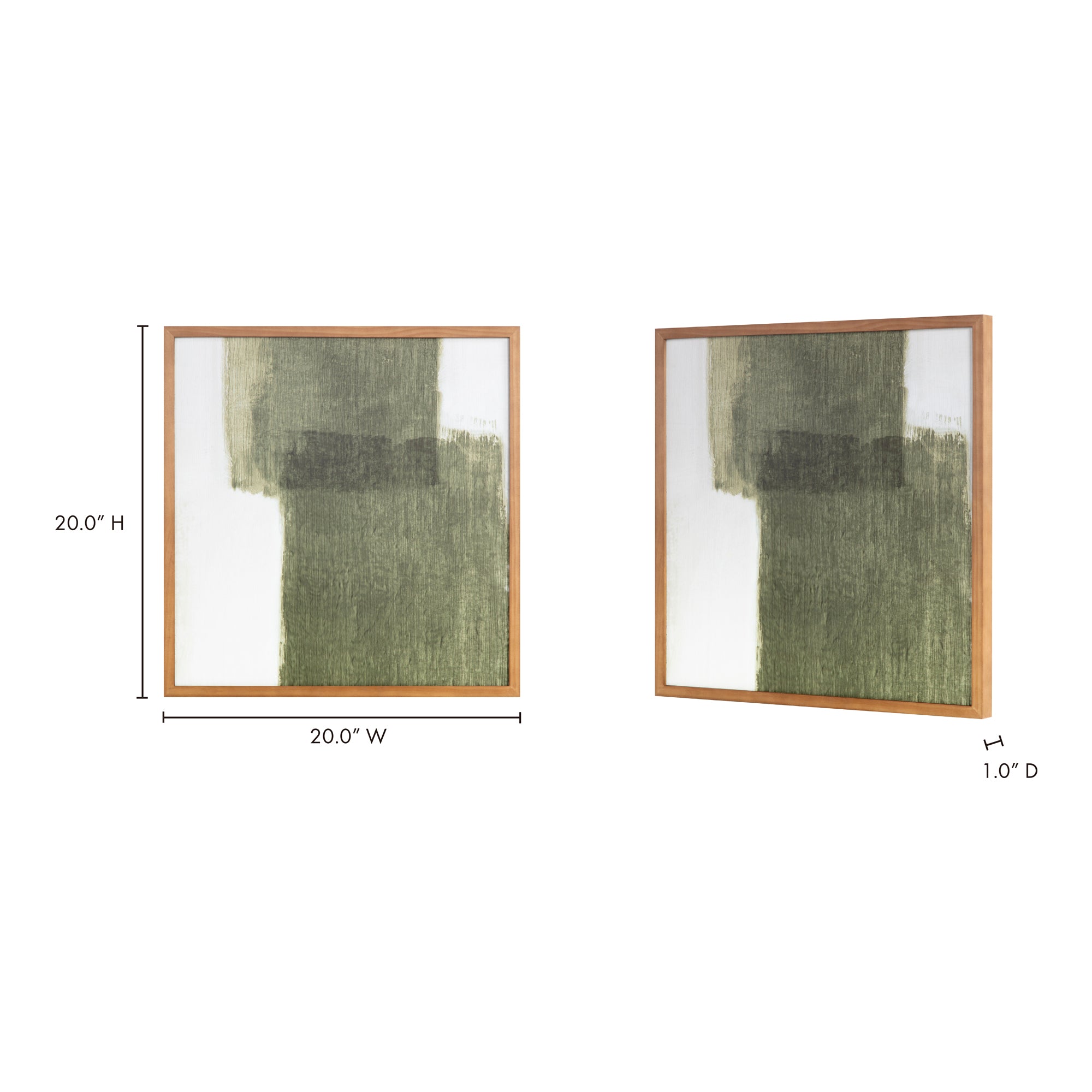 Brush Framed Painting - Central Designs