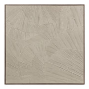 Flutter Framed Painting Cool Beige - Central Designs