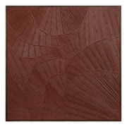 Flutter Framed Painting Maroon - Central Designs
