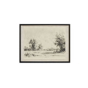 Briar Framed Print On Linen - Central Designs