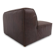 Form Corner Chair Espresso Brown Leather - Central Designs