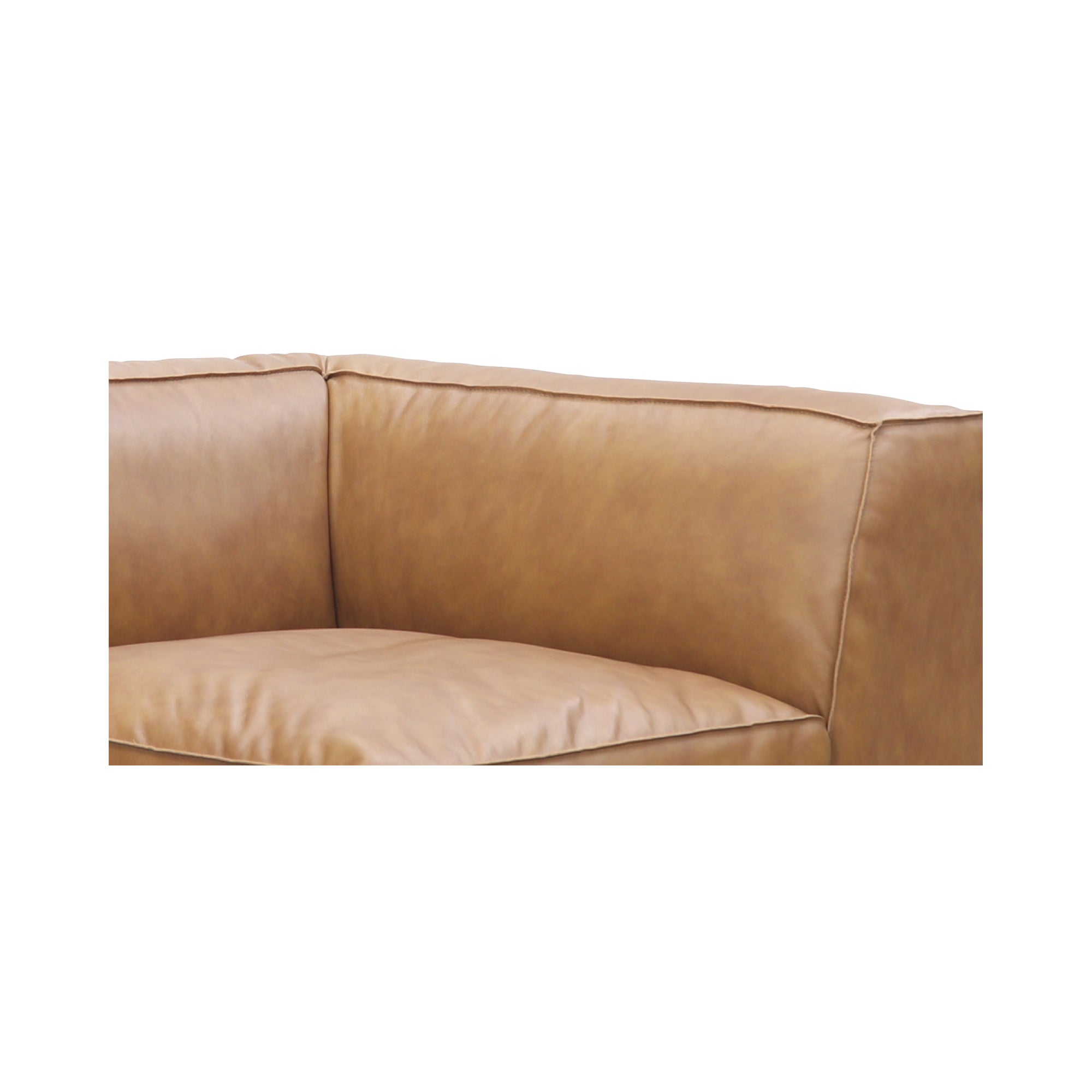 Form Corner Chair Sonoran Tan Leather - Central Designs