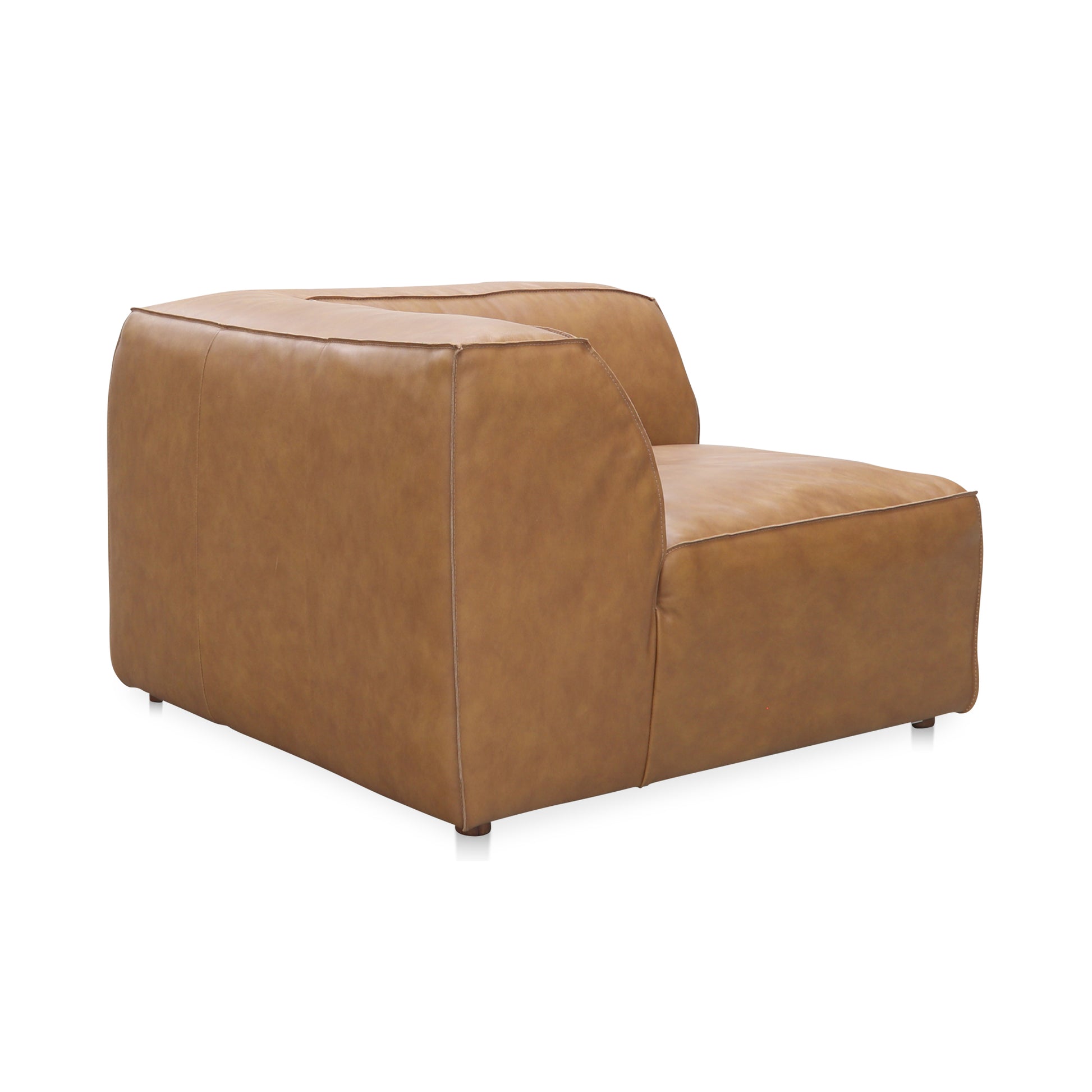 Form Corner Chair Sonoran Tan Leather - Central Designs