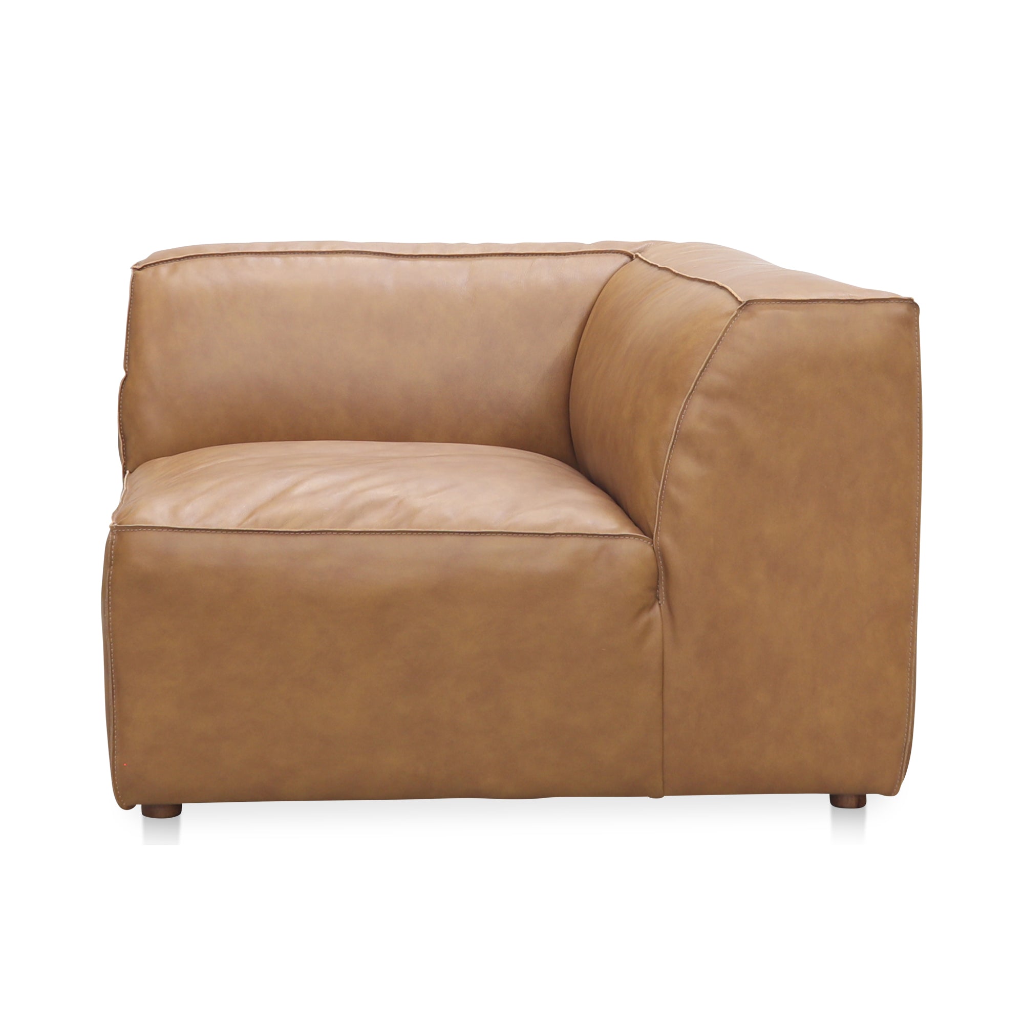 Form Corner Chair Sonoran Tan Leather - Central Designs