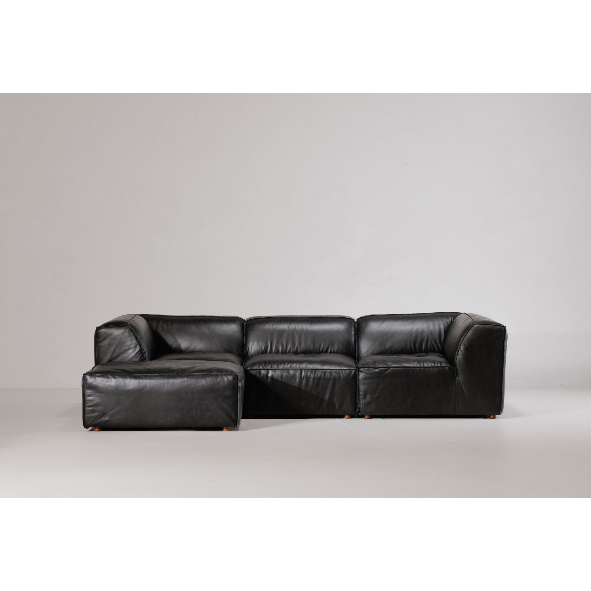 Form Slipper Chair Vantage Black Leather - Central Designs