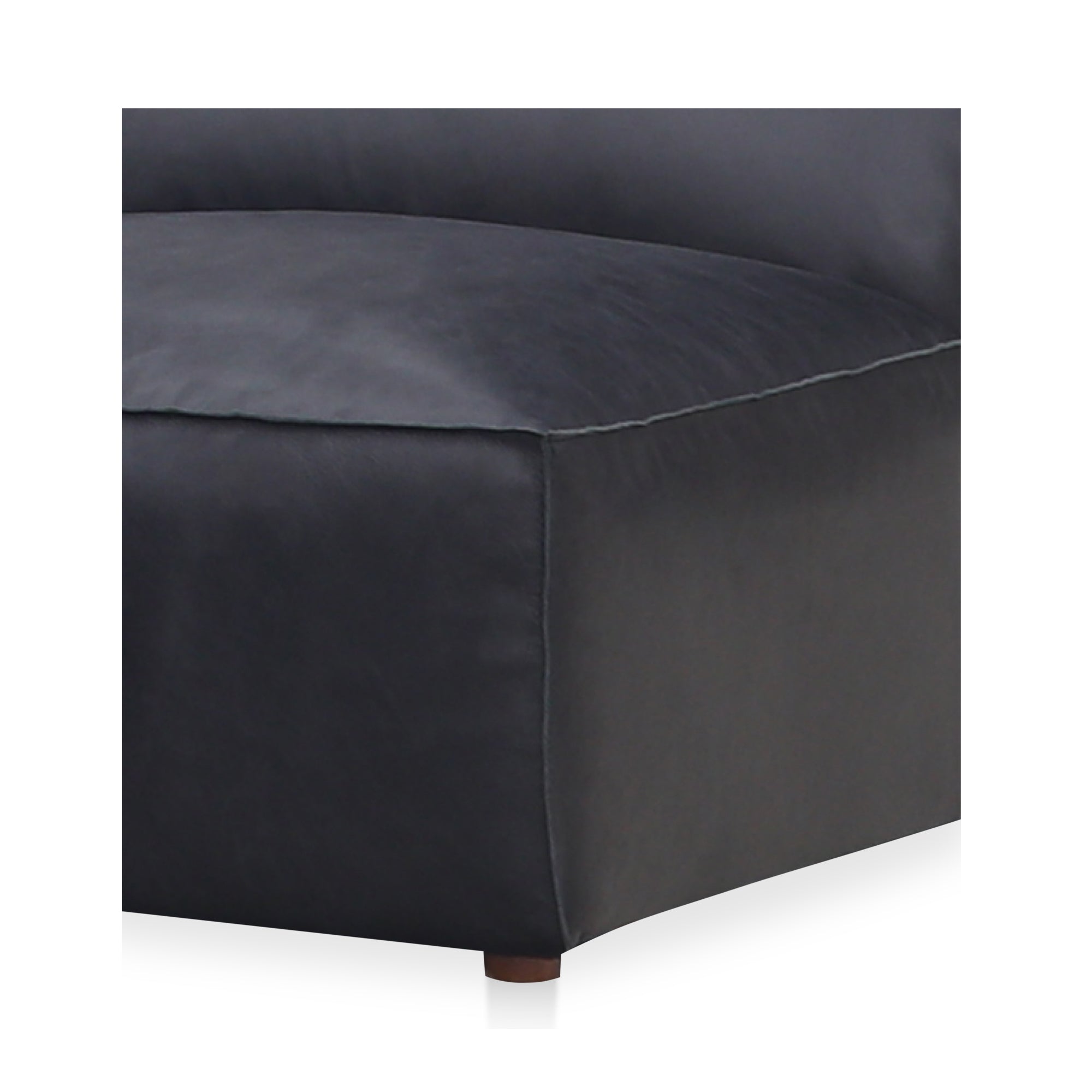 Form Slipper Chair Vantage Black Leather - Central Designs