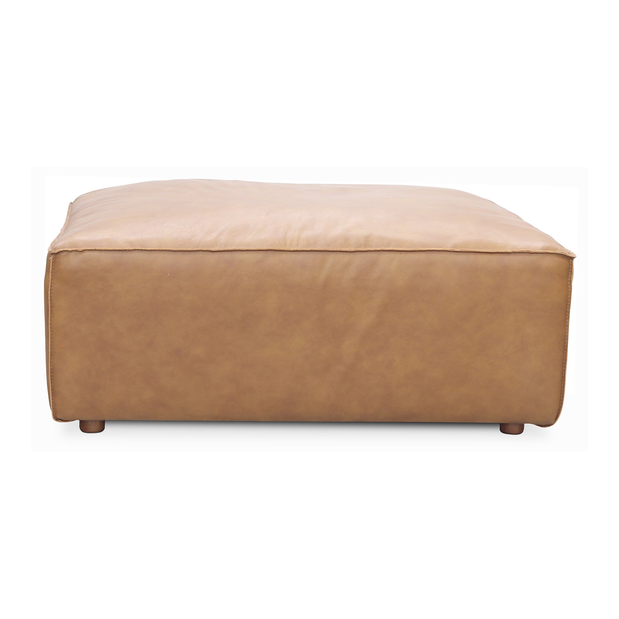 Form Ottoman Sonoran Tan Leather