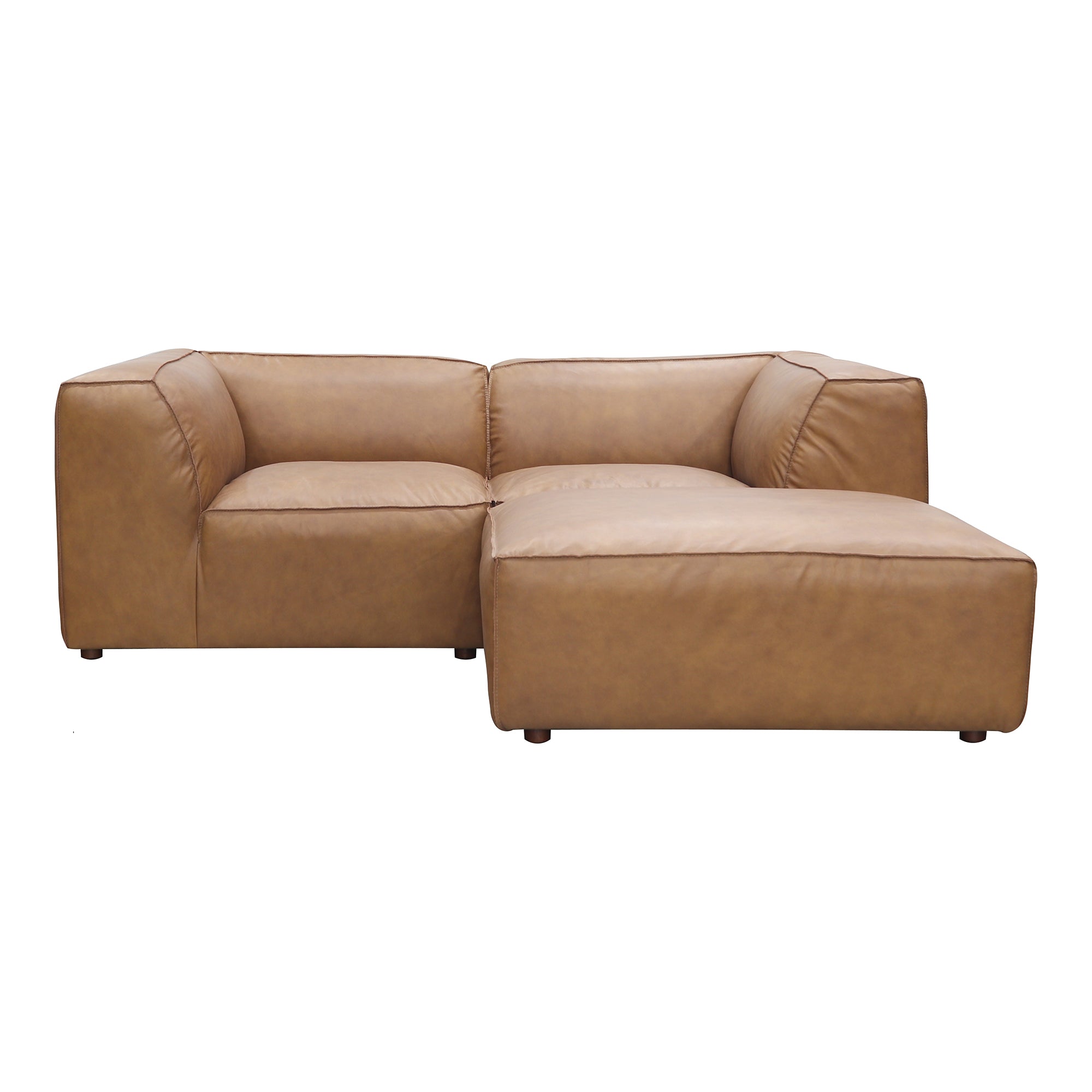 Form Nook Modular Sectional Sonoran Tan Leather - Central Designs