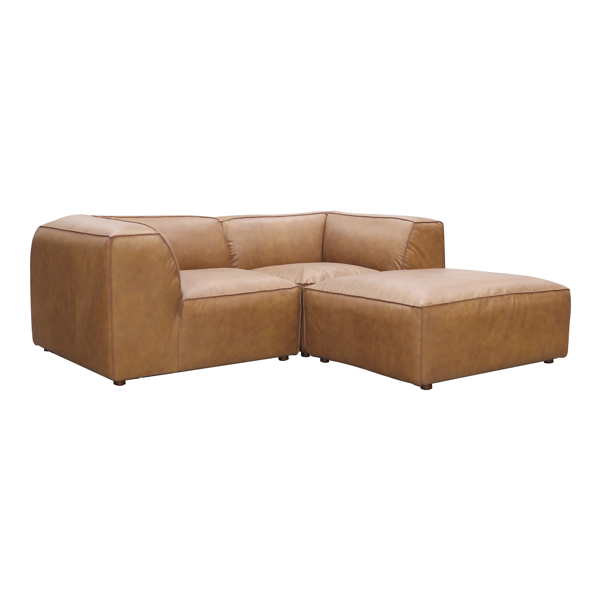 Form Nook Modular Sectional Sonoran Tan Leather - Central Designs