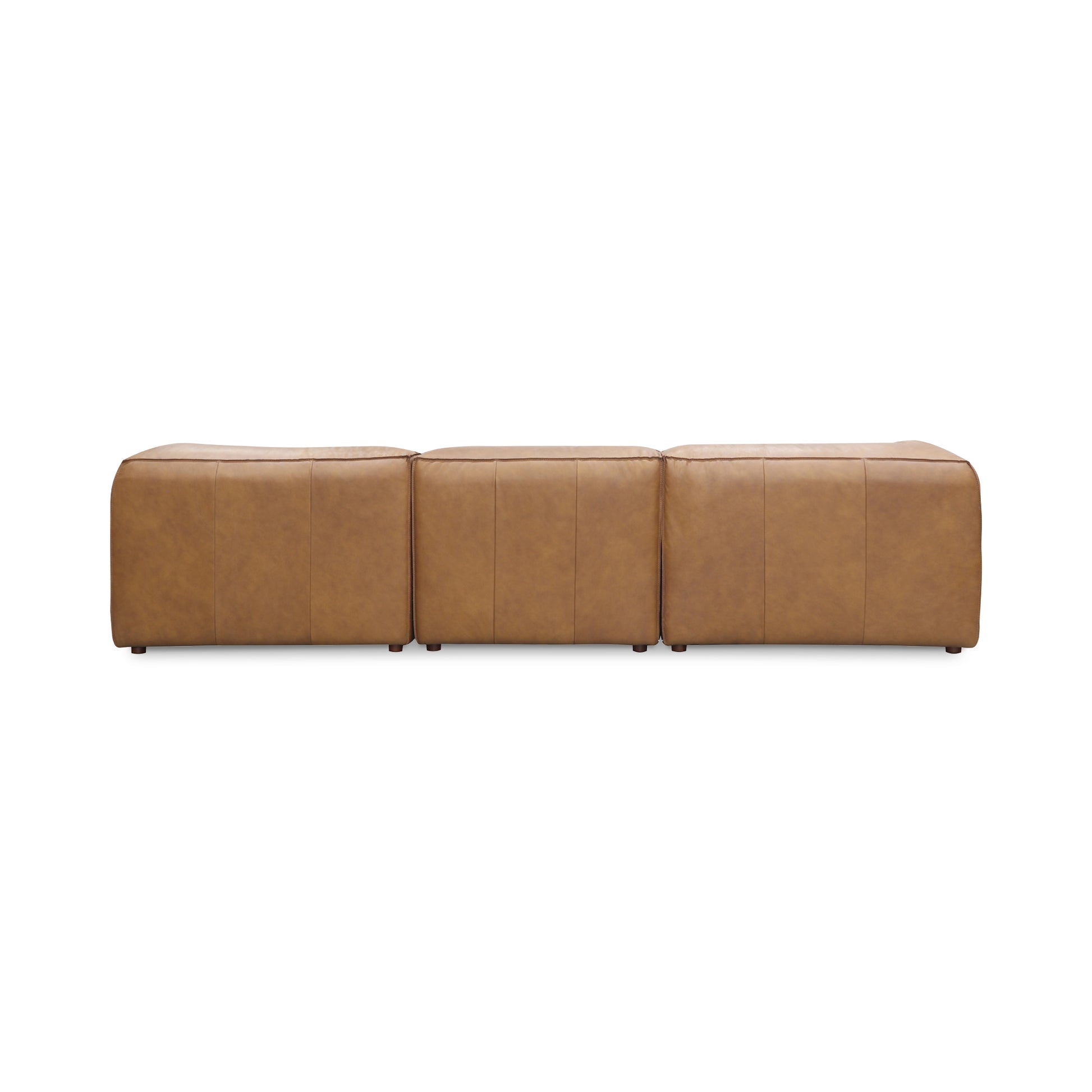 Form Classic L - Shaped Modular Sectional Sonoran Tan Leather - Central Designs