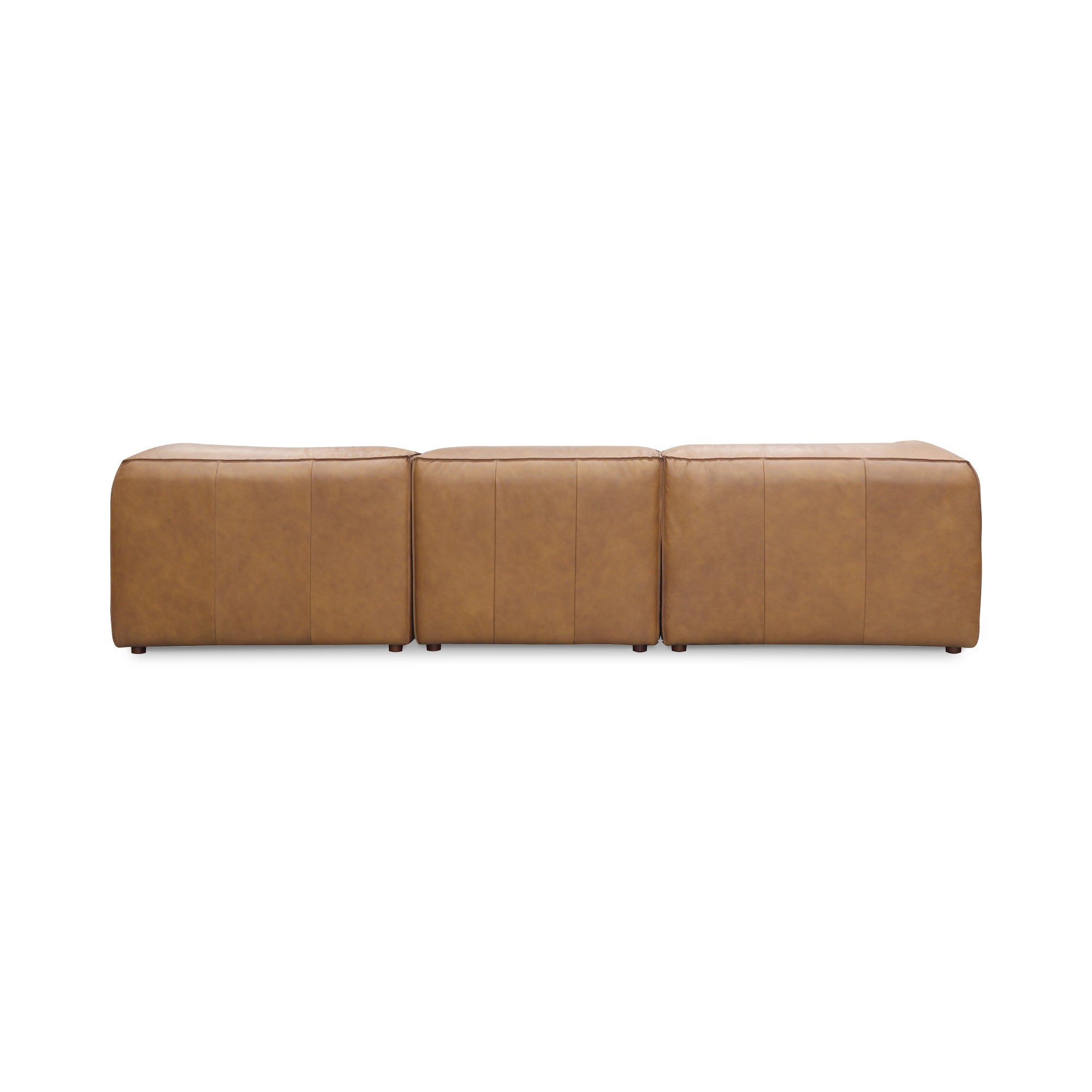 Form Classic L - Shaped Modular Sectional Sonoran Tan Leather - Central Designs