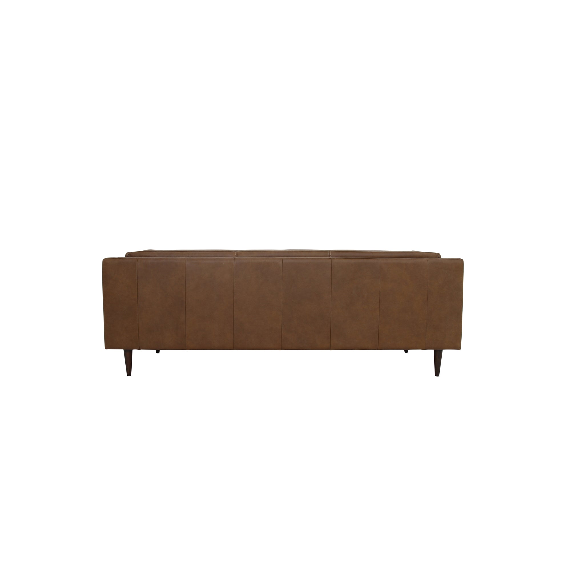 Woods Sofa Brown Leather - Central Designs