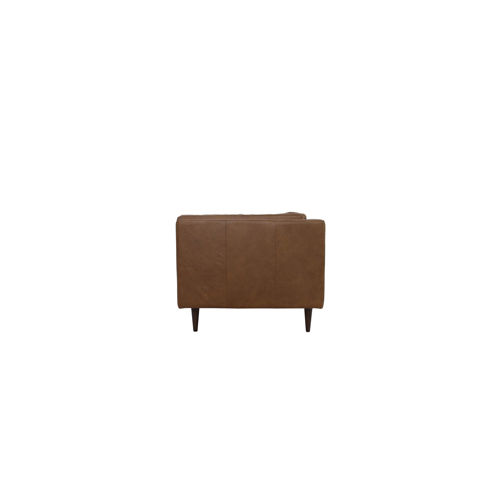 Woods Sofa Brown Leather - Central Designs