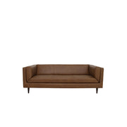 Woods Sofa Brown Leather - Central Designs
