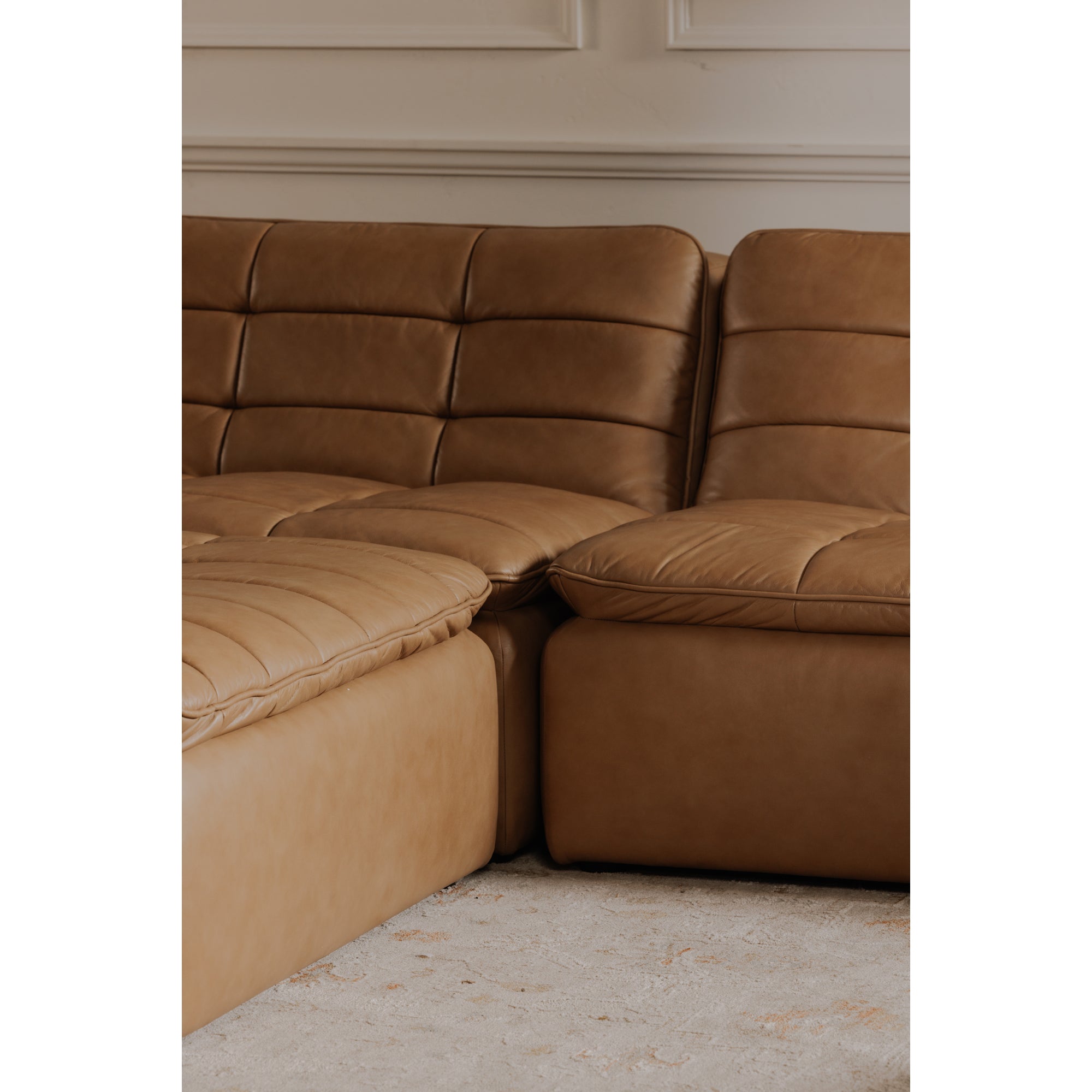 Lino Slipper Chair Tan Leather - Central Designs