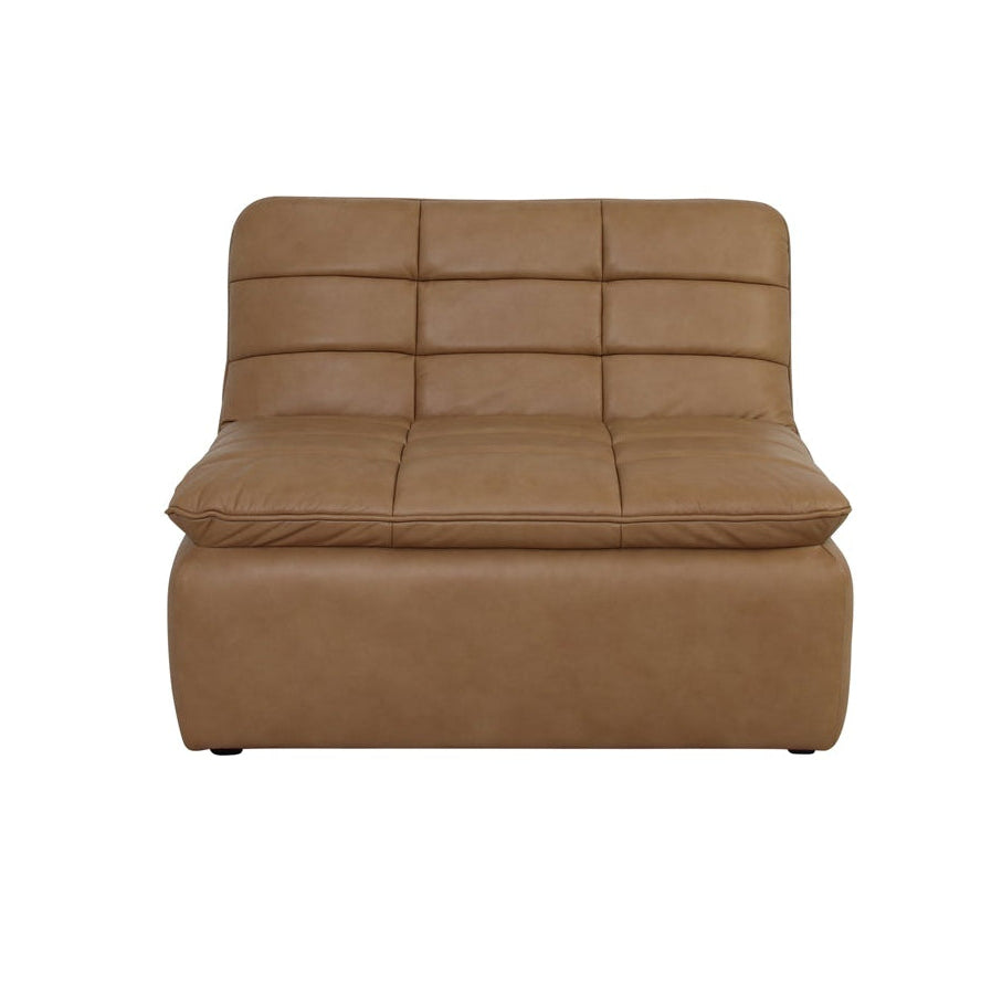 Lino Slipper Chair Tan Leather - Central Designs
