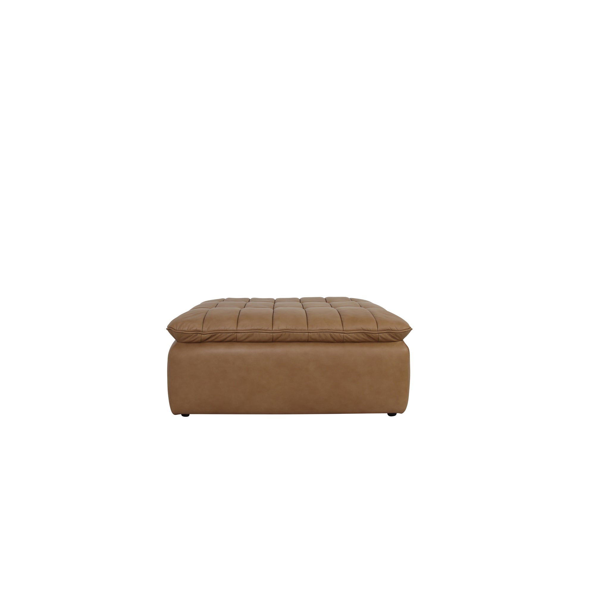 Lino Ottoman Tan Leather