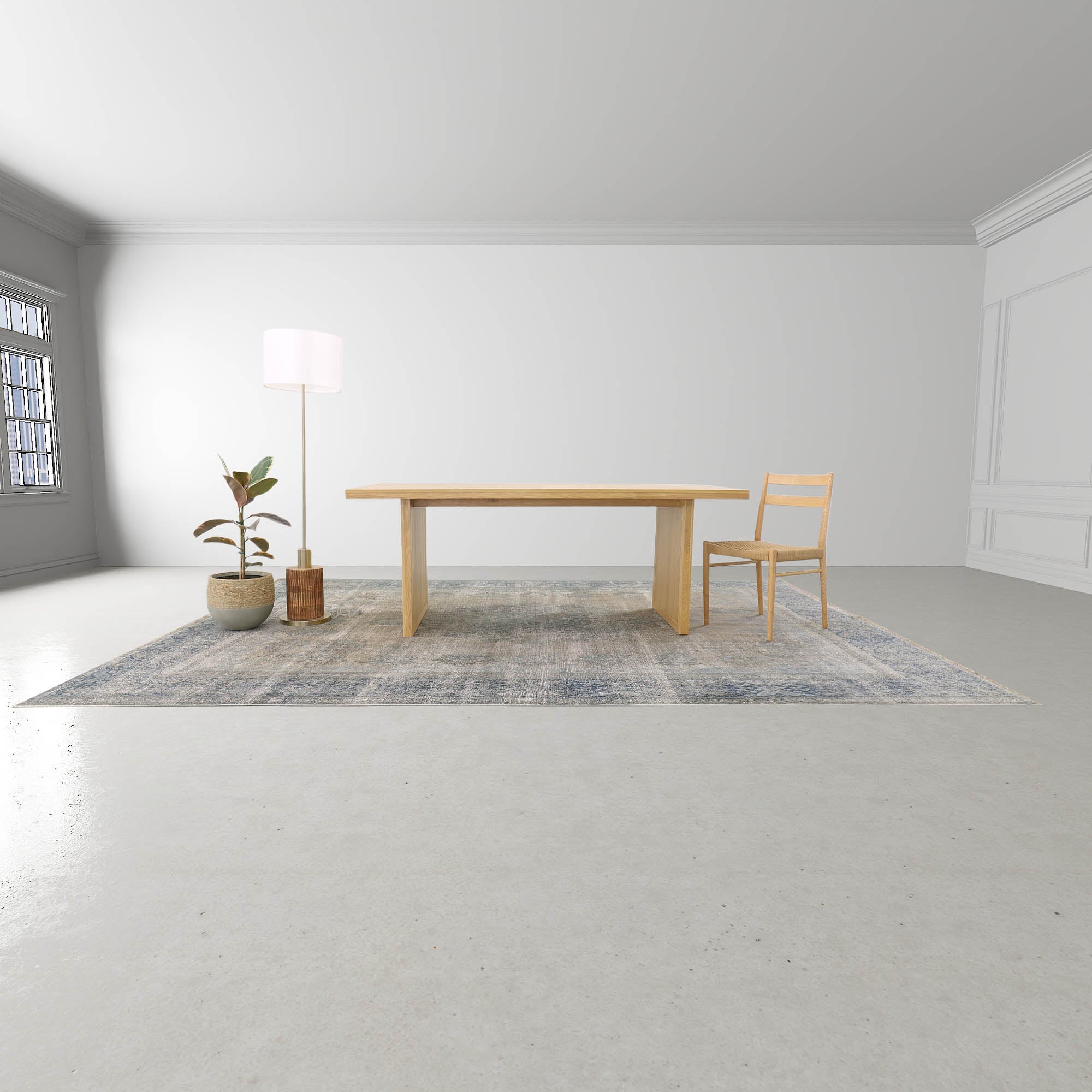 Rattan Dining Table - Natural - Colour Variance from RAT010-N