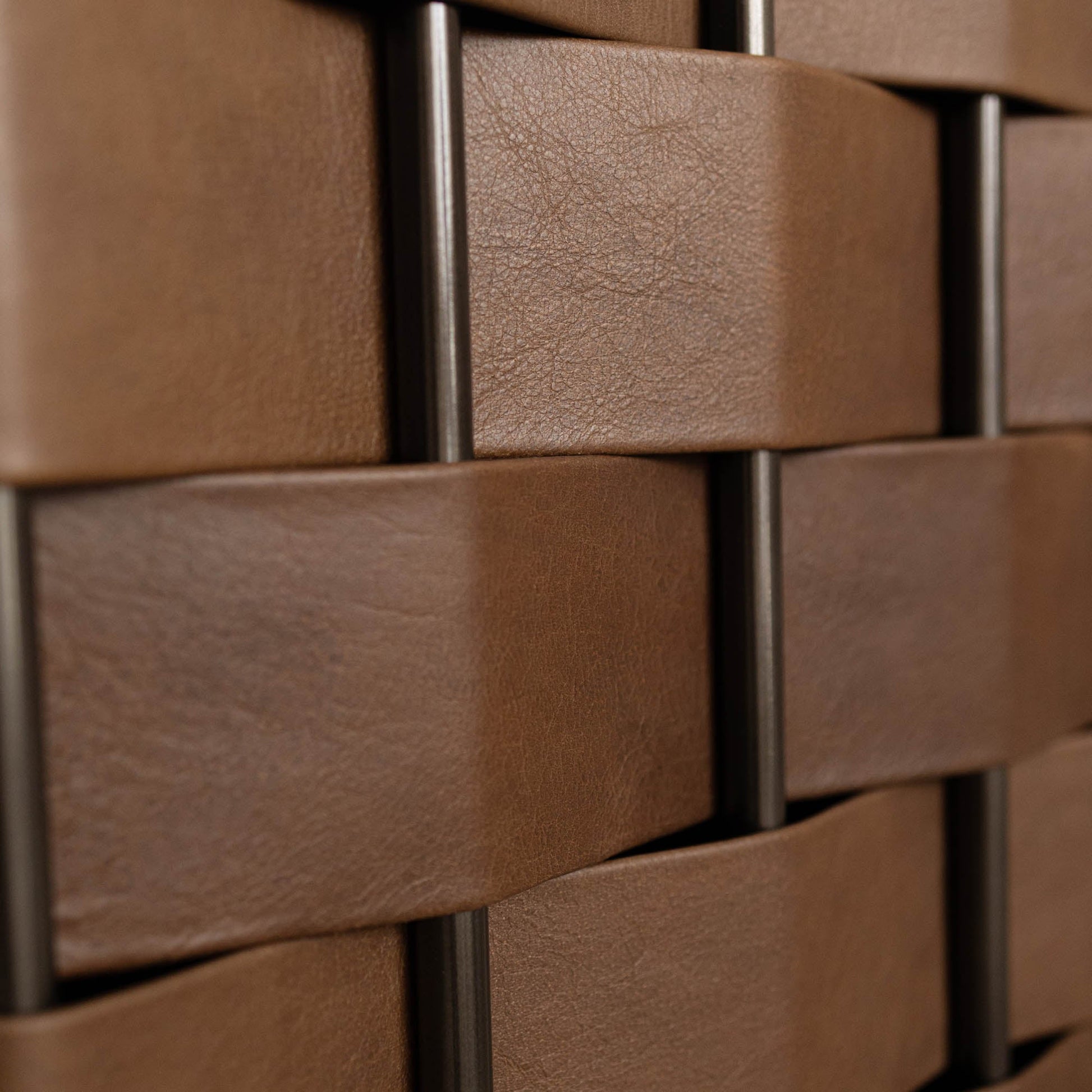 Bishop Sideboard - Brown Leather - Central Designs