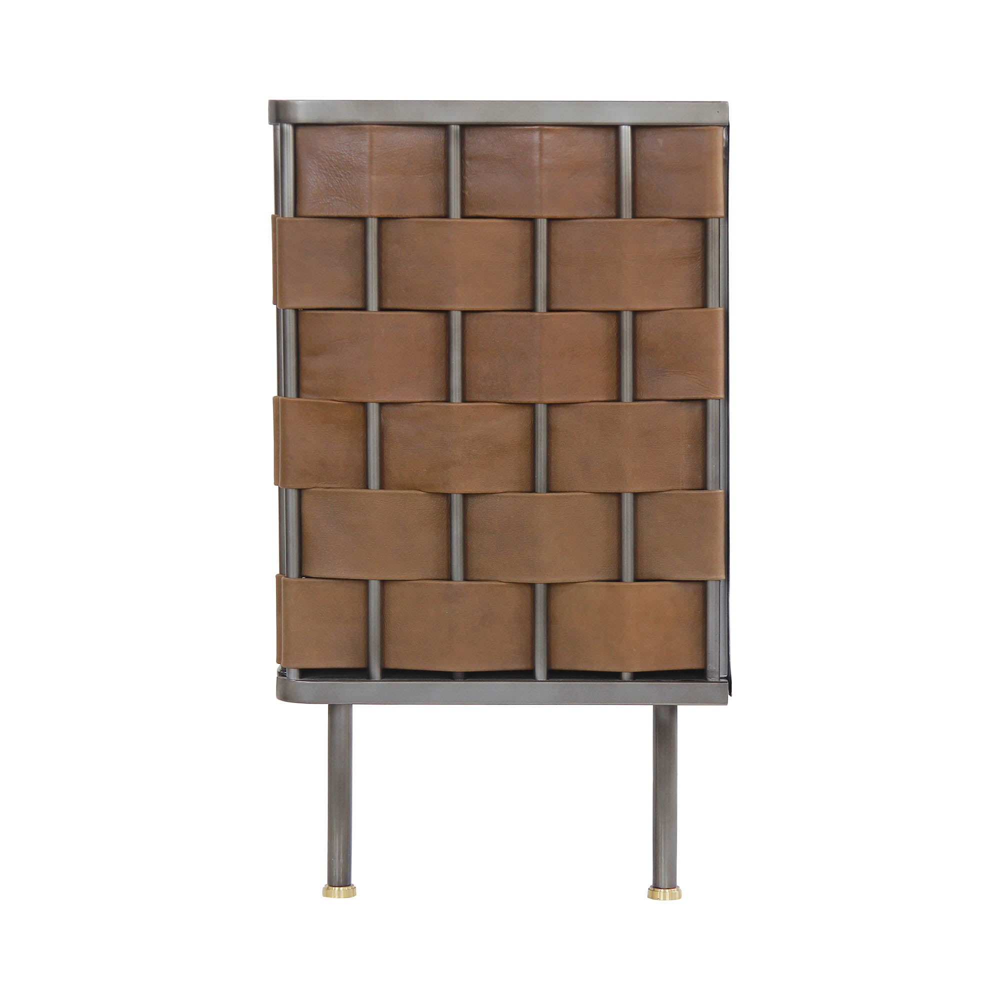 Bishop Sideboard - Brown Leather - Central Designs