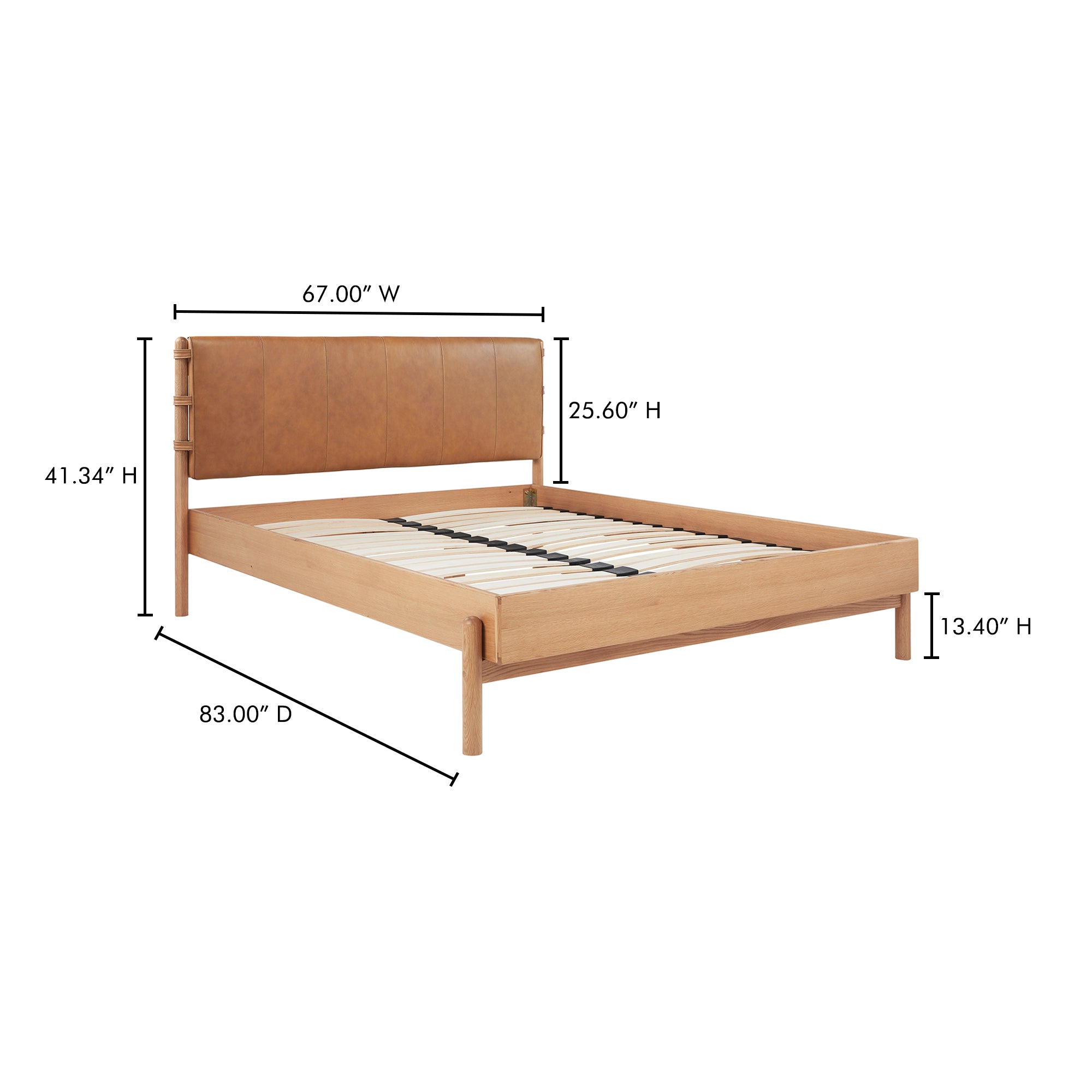 Colby Queen Bed Brown
