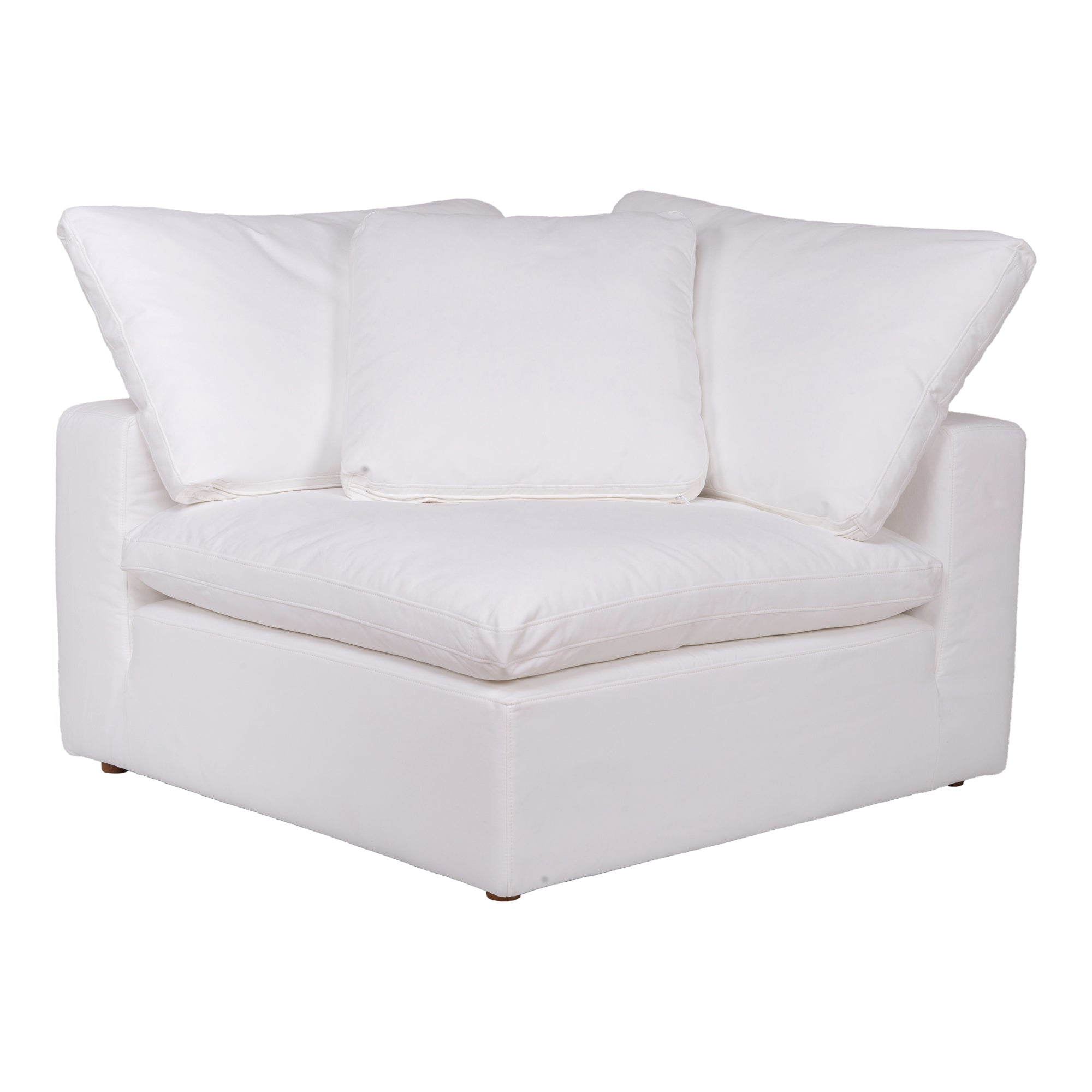 Clay Corner Chair Cream White - Central Designs