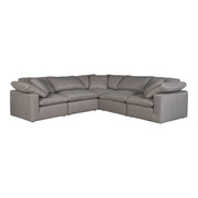 Terra Condo Classic L - Shaped Modular Sectional Light Grey - Central Designs