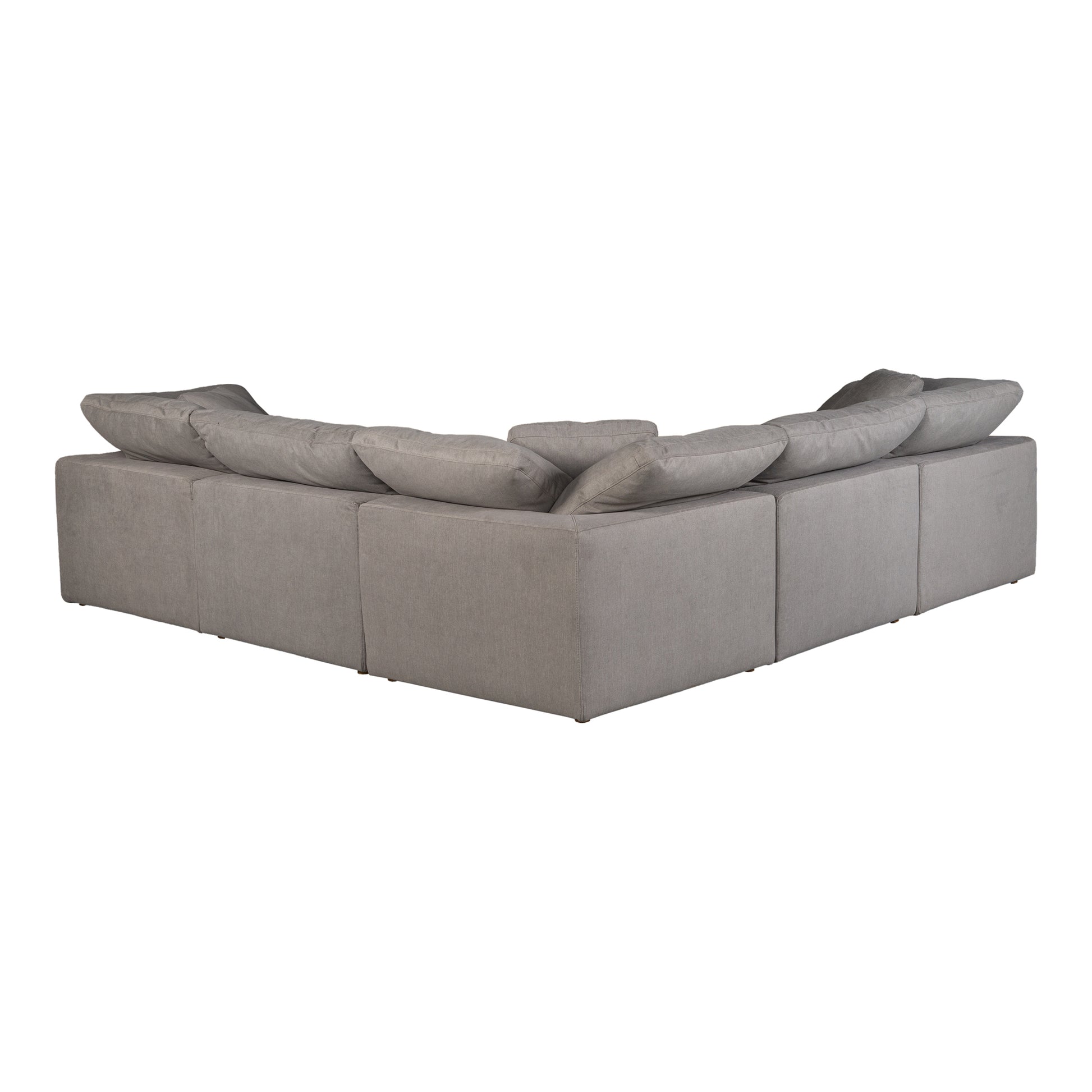 Terra Condo Classic L - Shaped Modular Sectional Light Grey - Central Designs