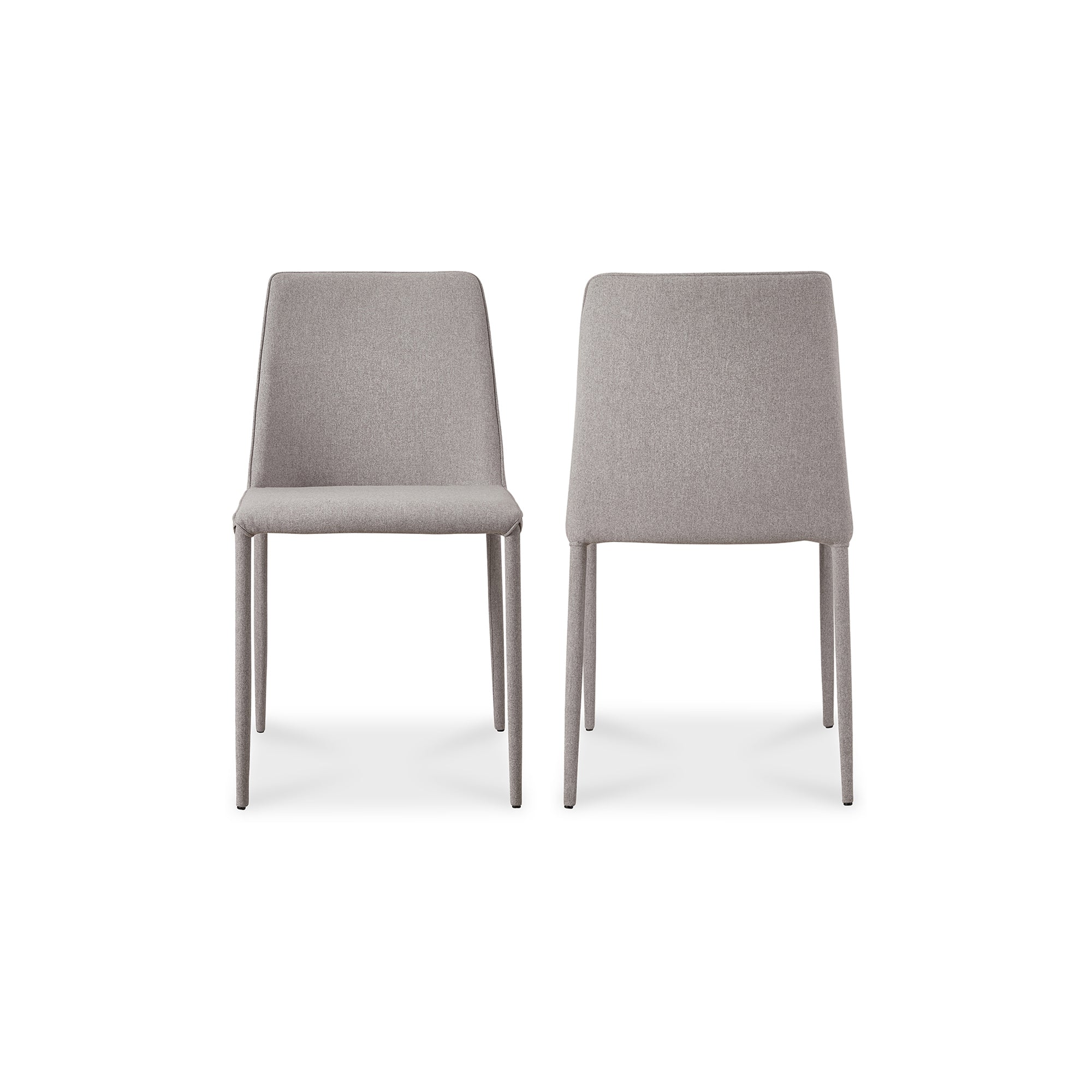 Nora Dining Chair Light Grey - Set Of Two