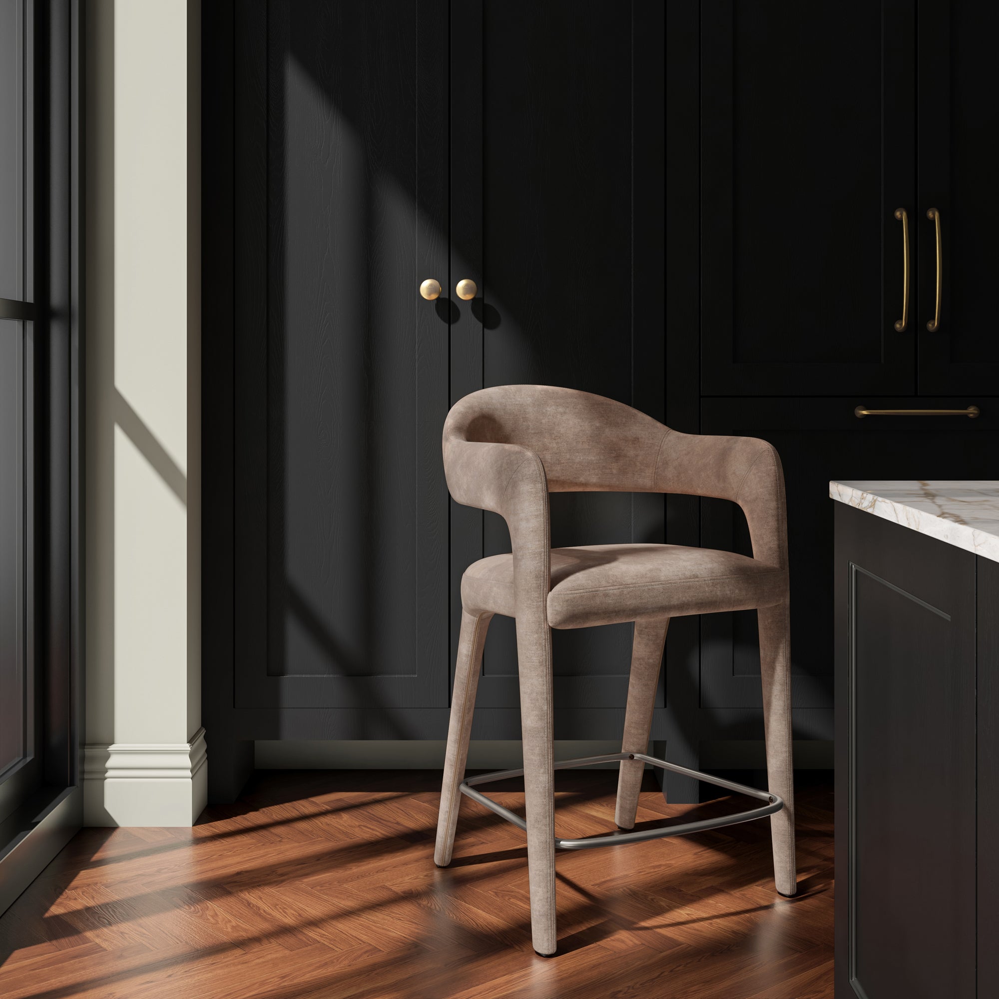 Martens Counter Stool Camel - Central Designs