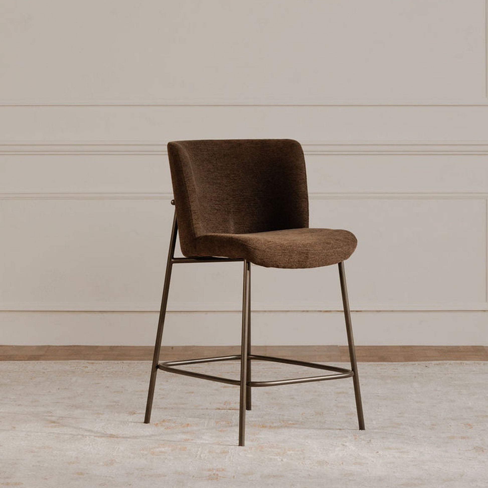 Early Bar Stool Dark Brown - Central Designs