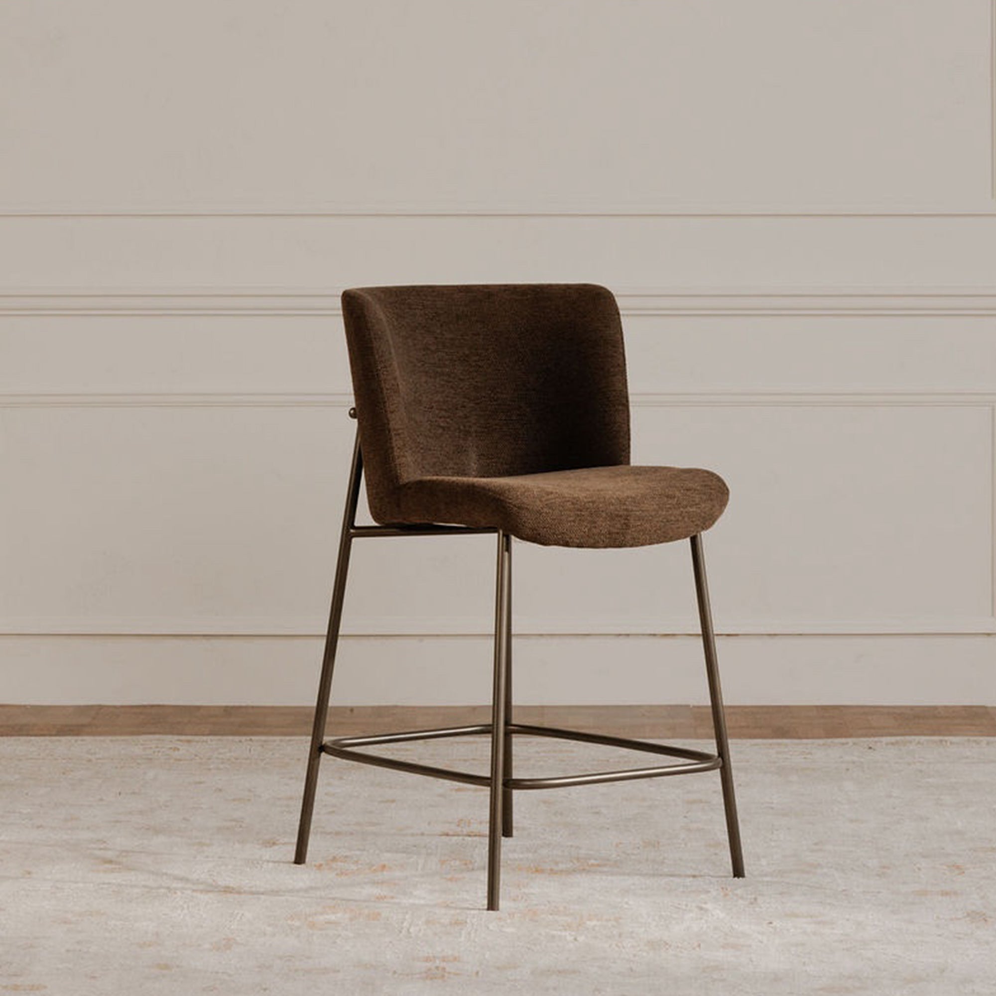 Early Bar Stool Dark Brown - Central Designs
