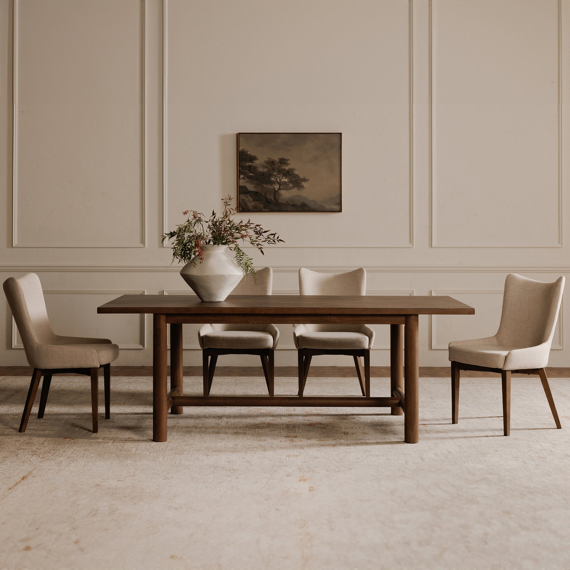 Potter Dining Chair Heather Beige - Central Designs