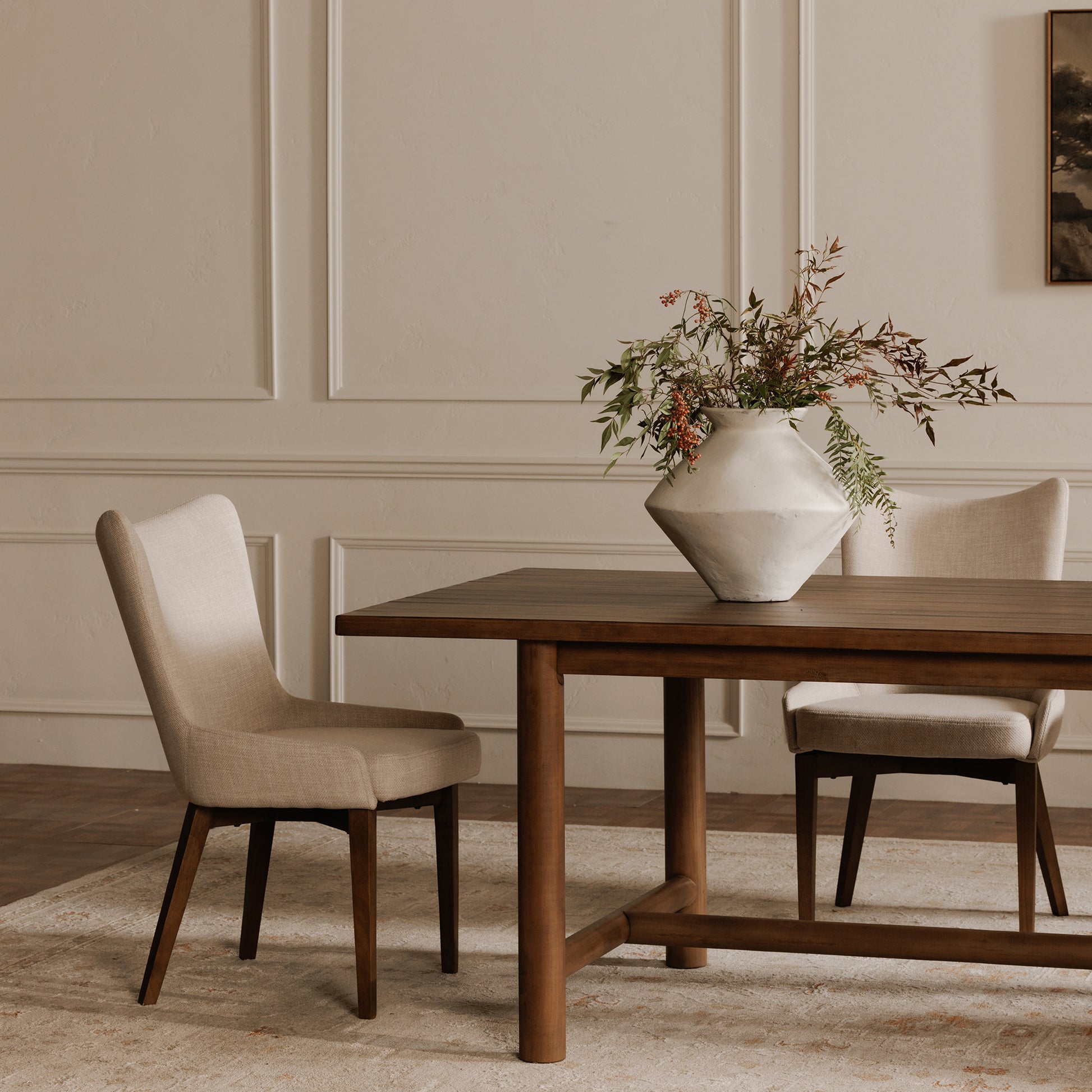 Potter Dining Chair Heather Beige - Central Designs
