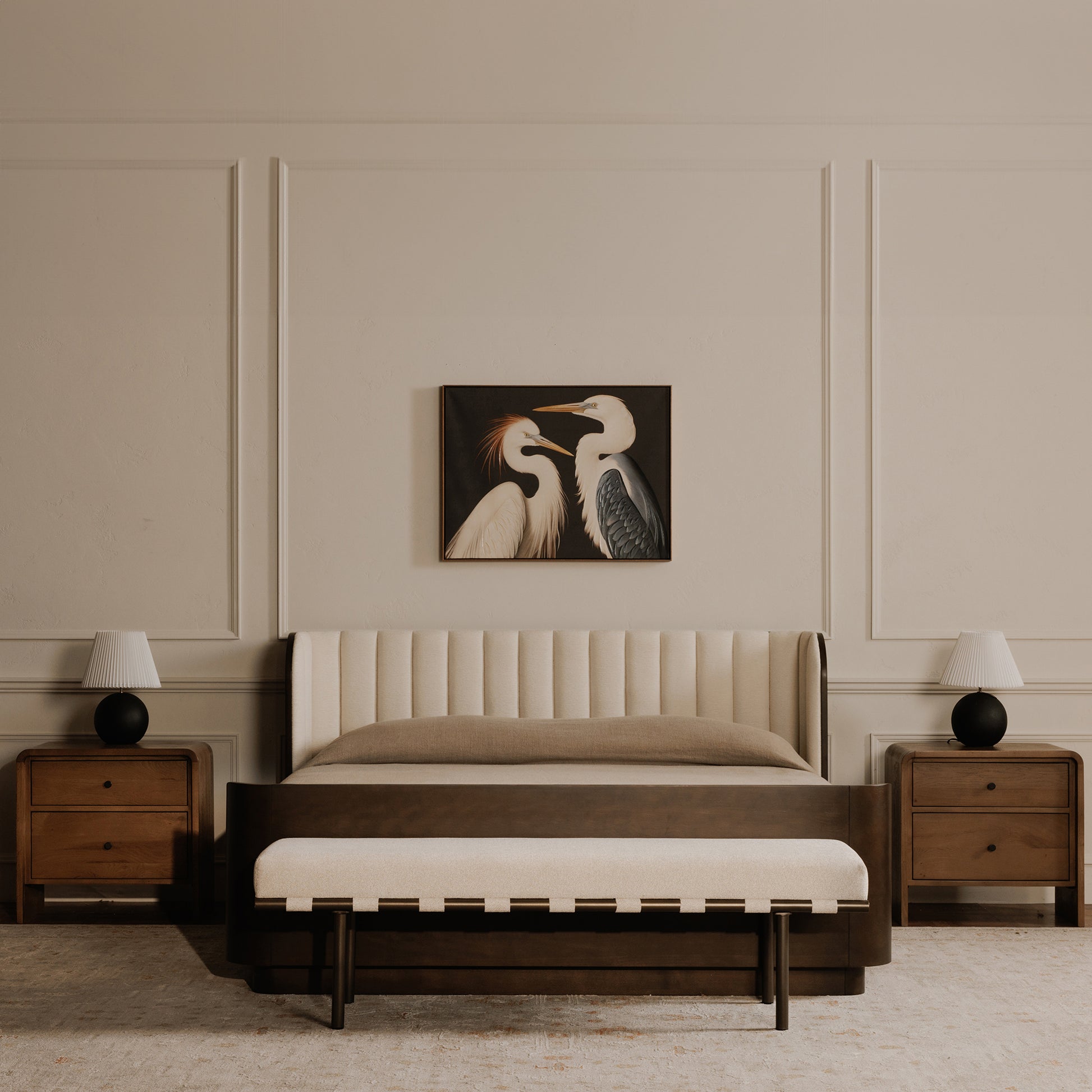 Carson Dining Bench Beige - Central Designs