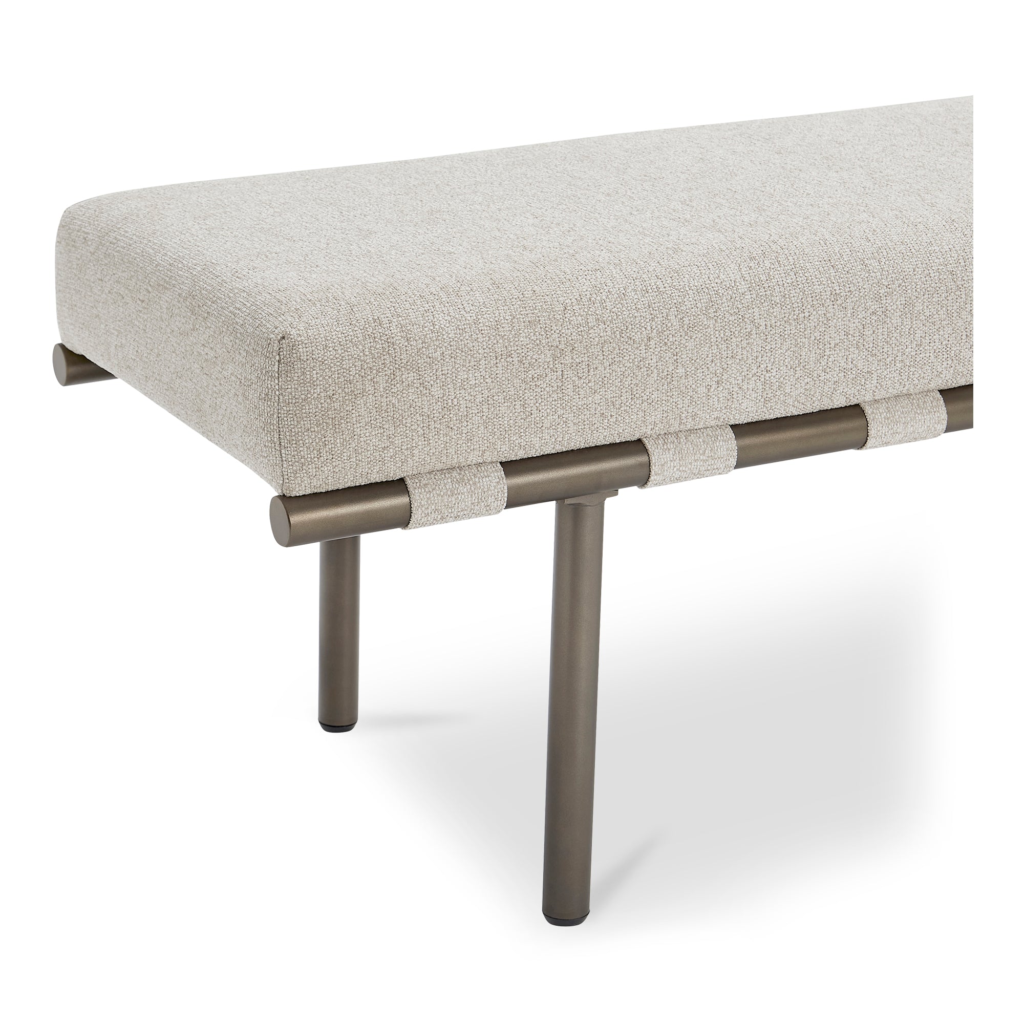 Carson Dining Bench Beige - Central Designs