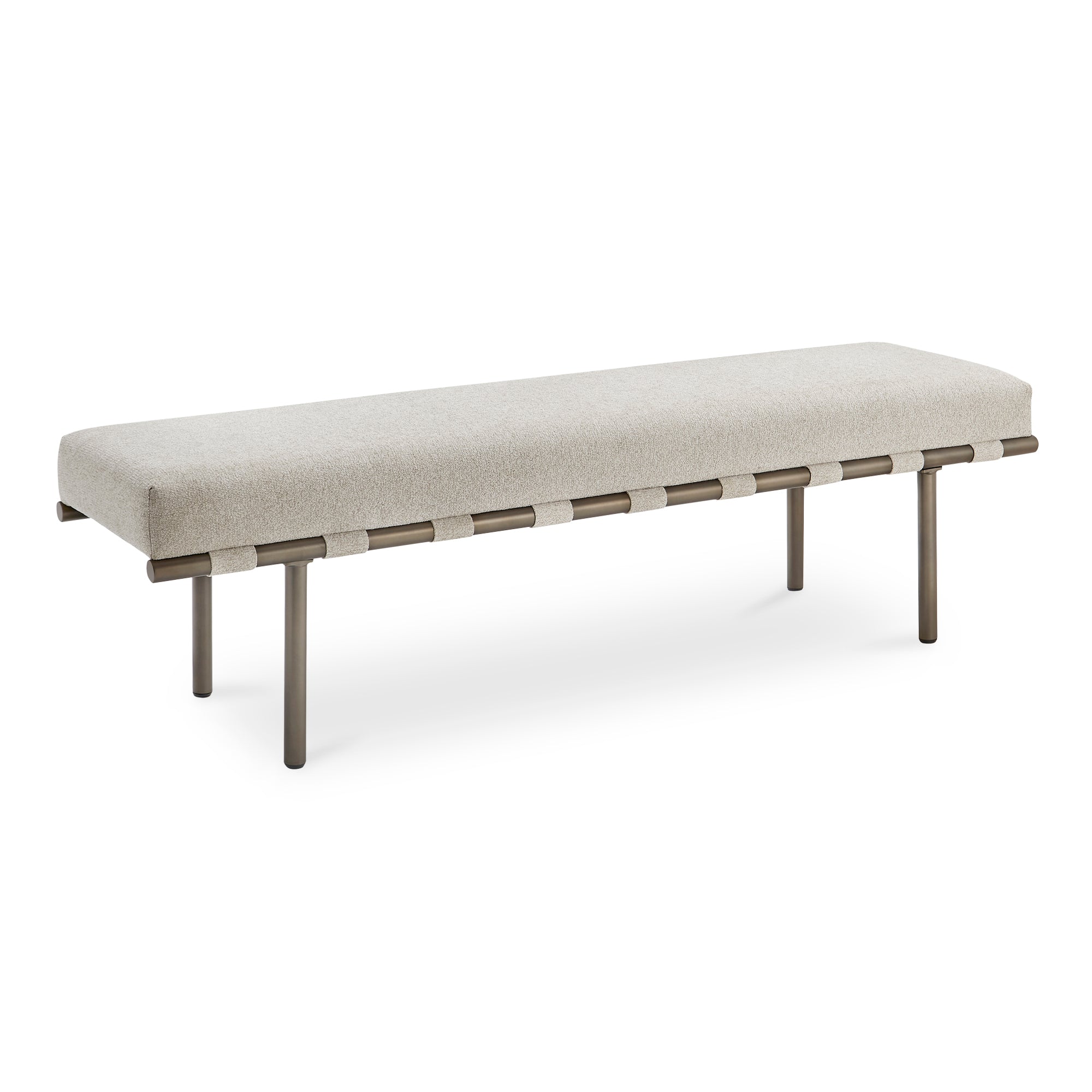 Carson Dining Bench Beige - Central Designs