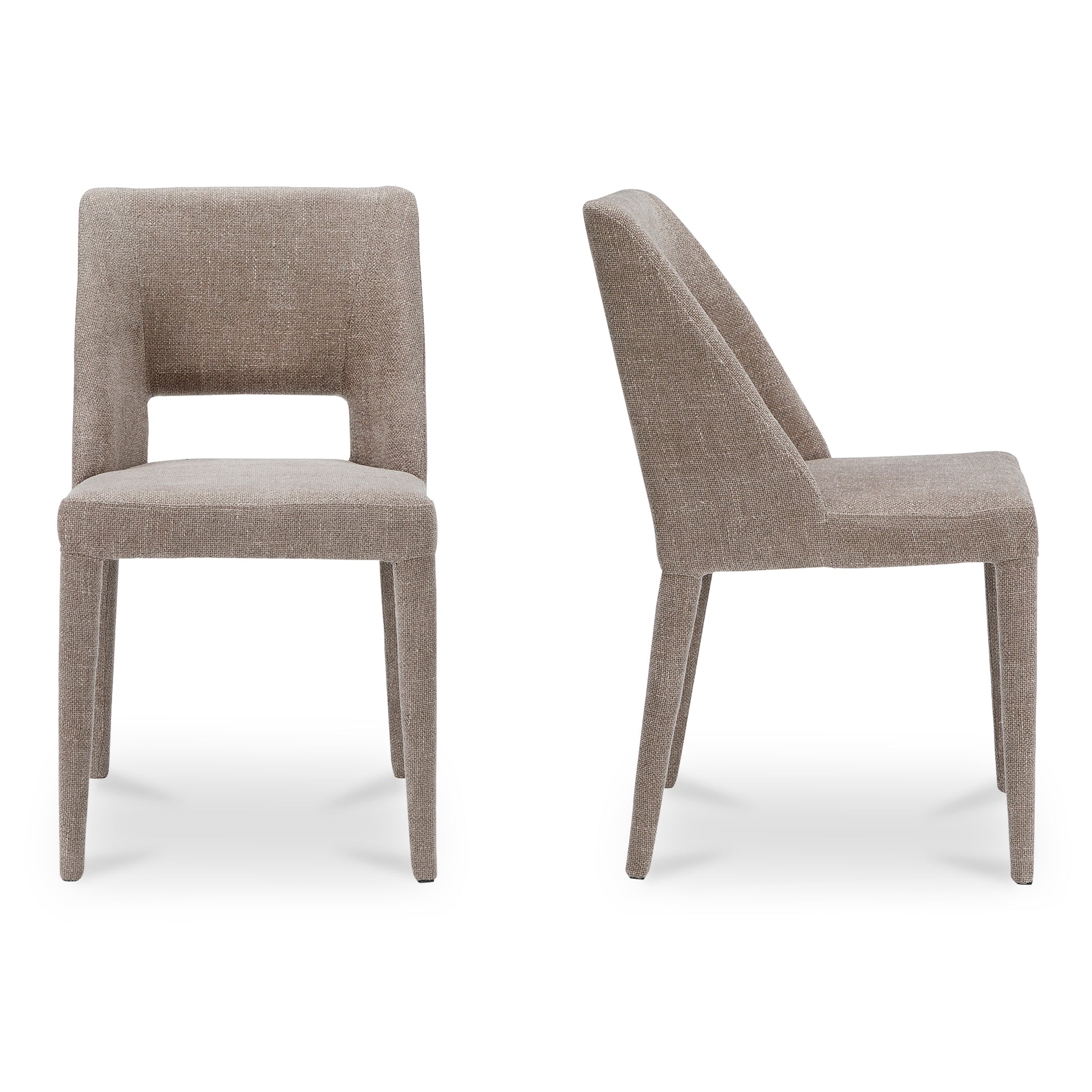 Joyce Dining Chair Light Brown - Set of Two - Central Designs