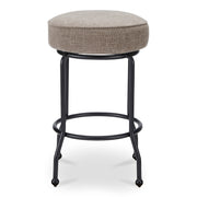 Kelsey Swivel Counter Stool Light Brown - Central Designs